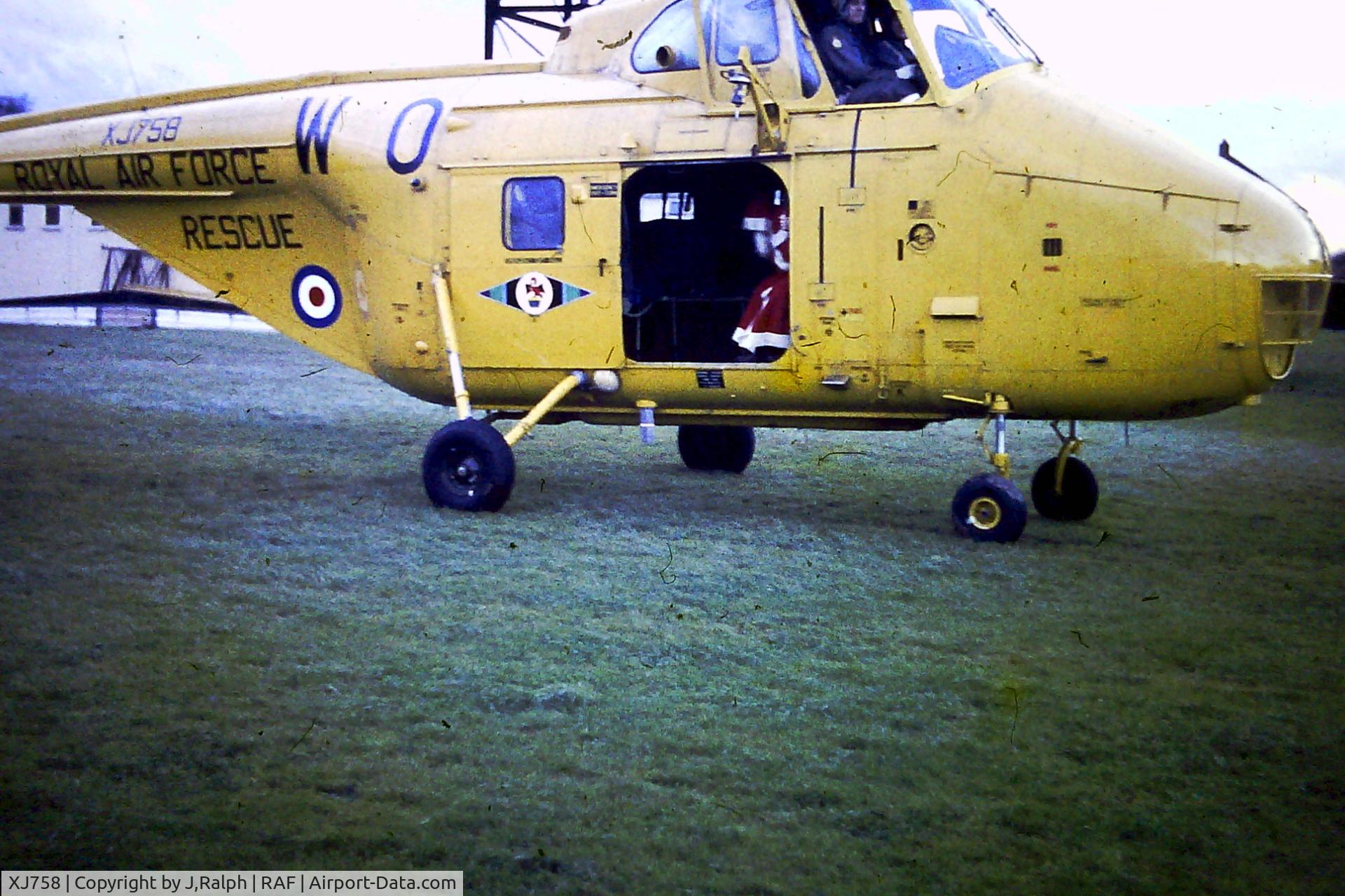 XJ758, 1956 Westland Whirlwind HAR.10 C/N WA104, Delivering Santa