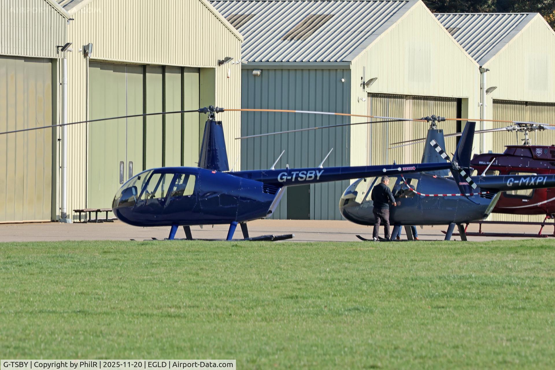 G-TSBY, 2018 Robinson R44 Clipper II C/N 14238, G-TSBY 2018 Robinson R44 Clipper ll Denham 20.11.25 (1)