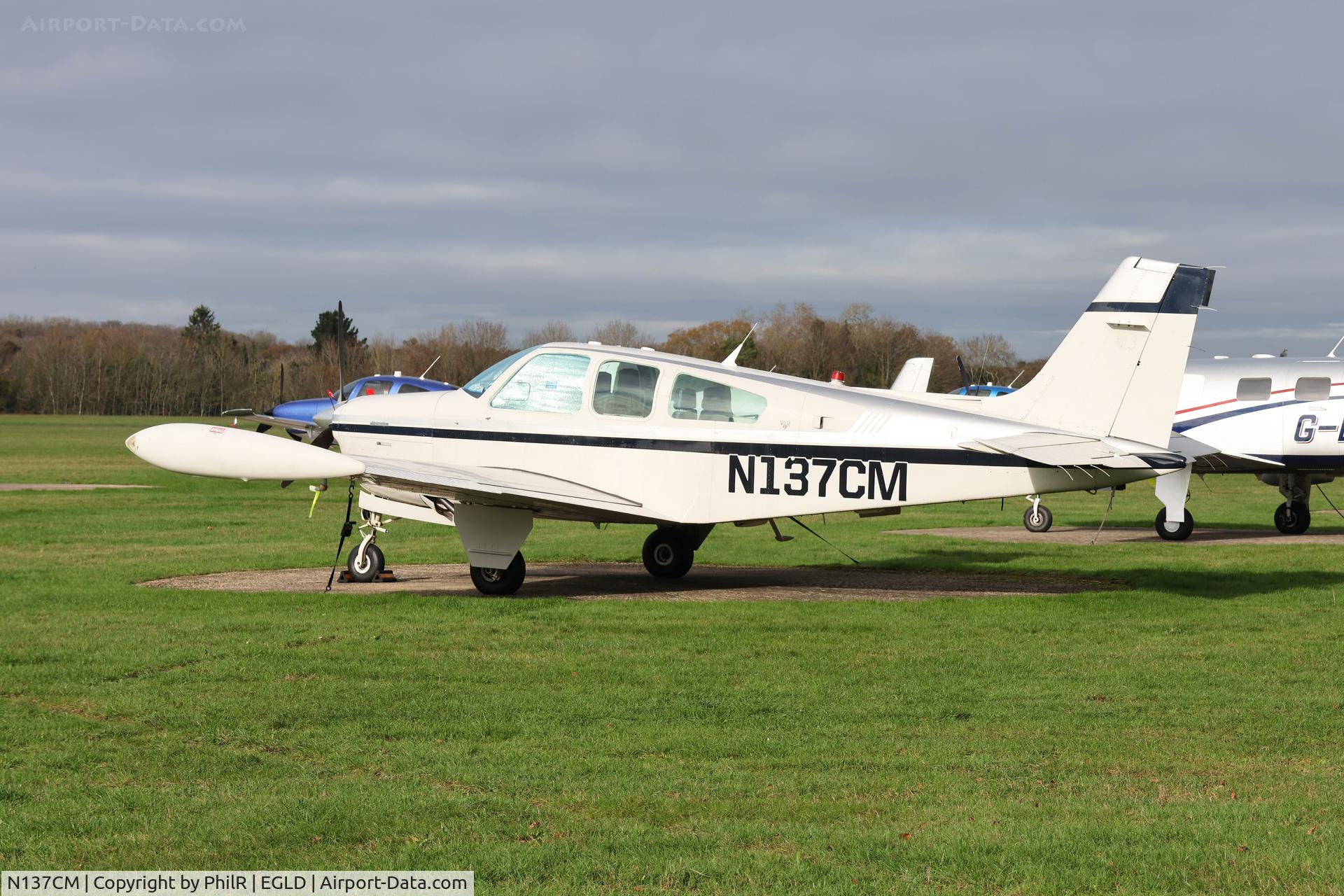 N137CM, 1984 Beechcraft Corp. F33A Bonanza C/N CE1054, N137CM 1984 Beech F33A Bonanza Denham 20.11.25