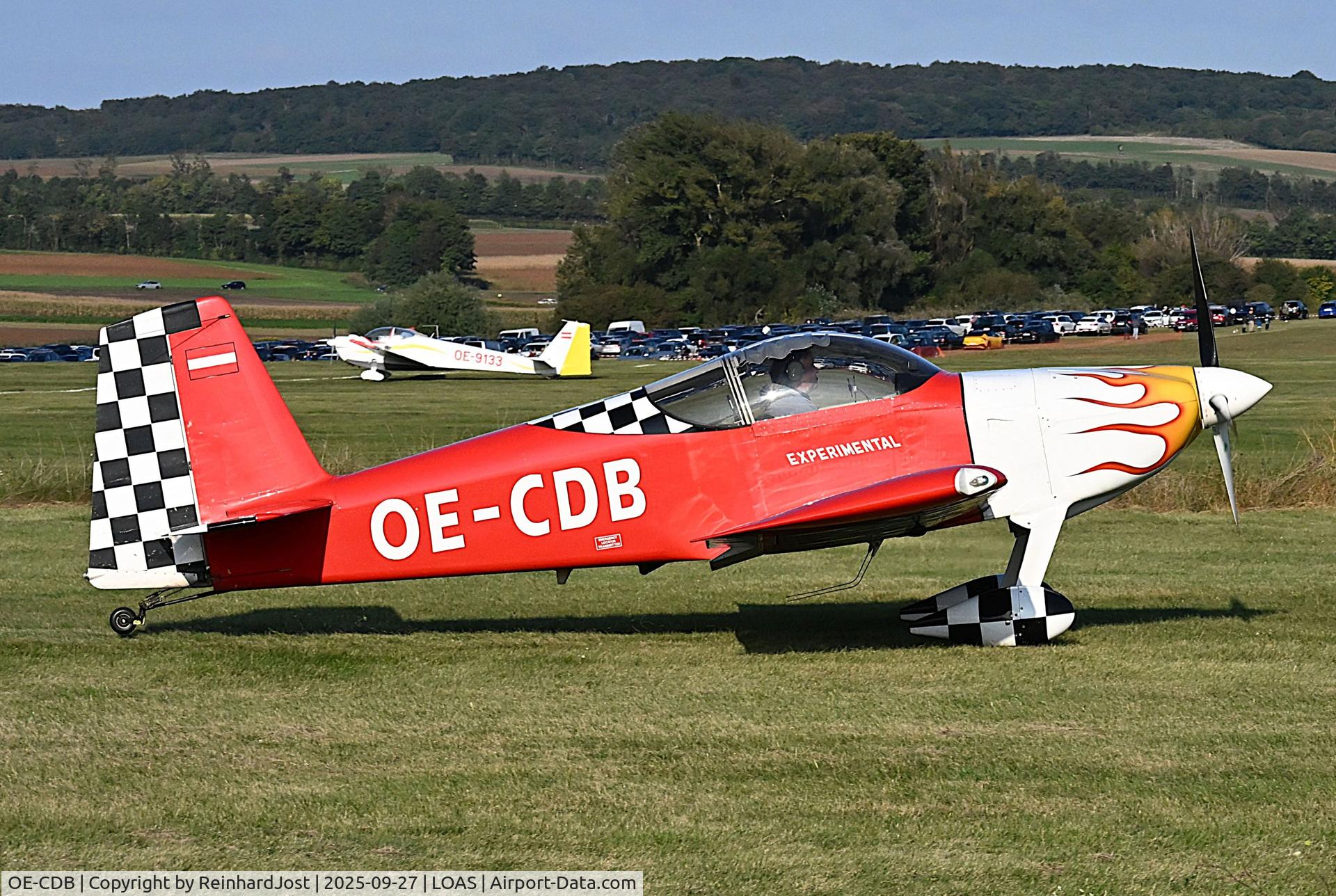 OE-CDB, 2009 Vans RV-7 C/N 71068, Vans OE-CDB leaving Spitzerberg at the Flugplatzfest 2025