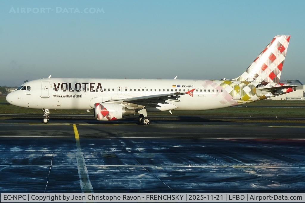 EC-NPC, 2009 Airbus A320-214 C/N 3931, Bordeaux (BOD)	Rome (FCO)	V72702