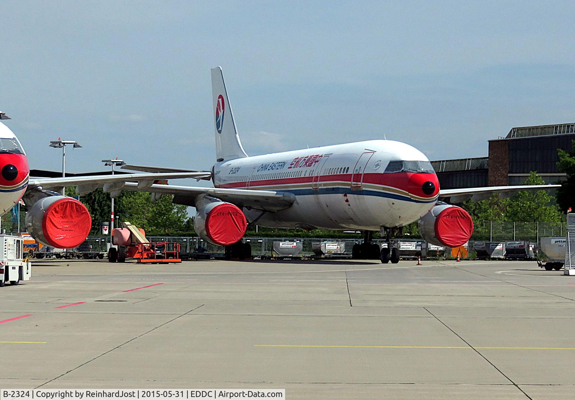 B-2324, Airbus A300B4-622R C/N 725, B-2324 waiting for its conversion into a freighter at Elbe.Flugzeugbau, Dresden (EDDC), Germany