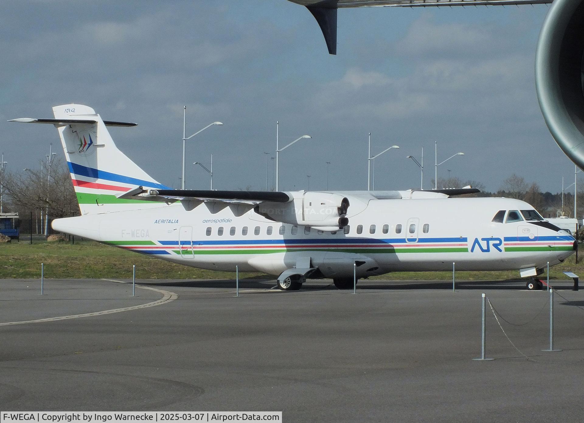 F-WEGA, 1985 ATR 42-320 C/N 003, ATR 42-320 (minus props) at the Aeroscopia, Blagnac (Toulouse)
