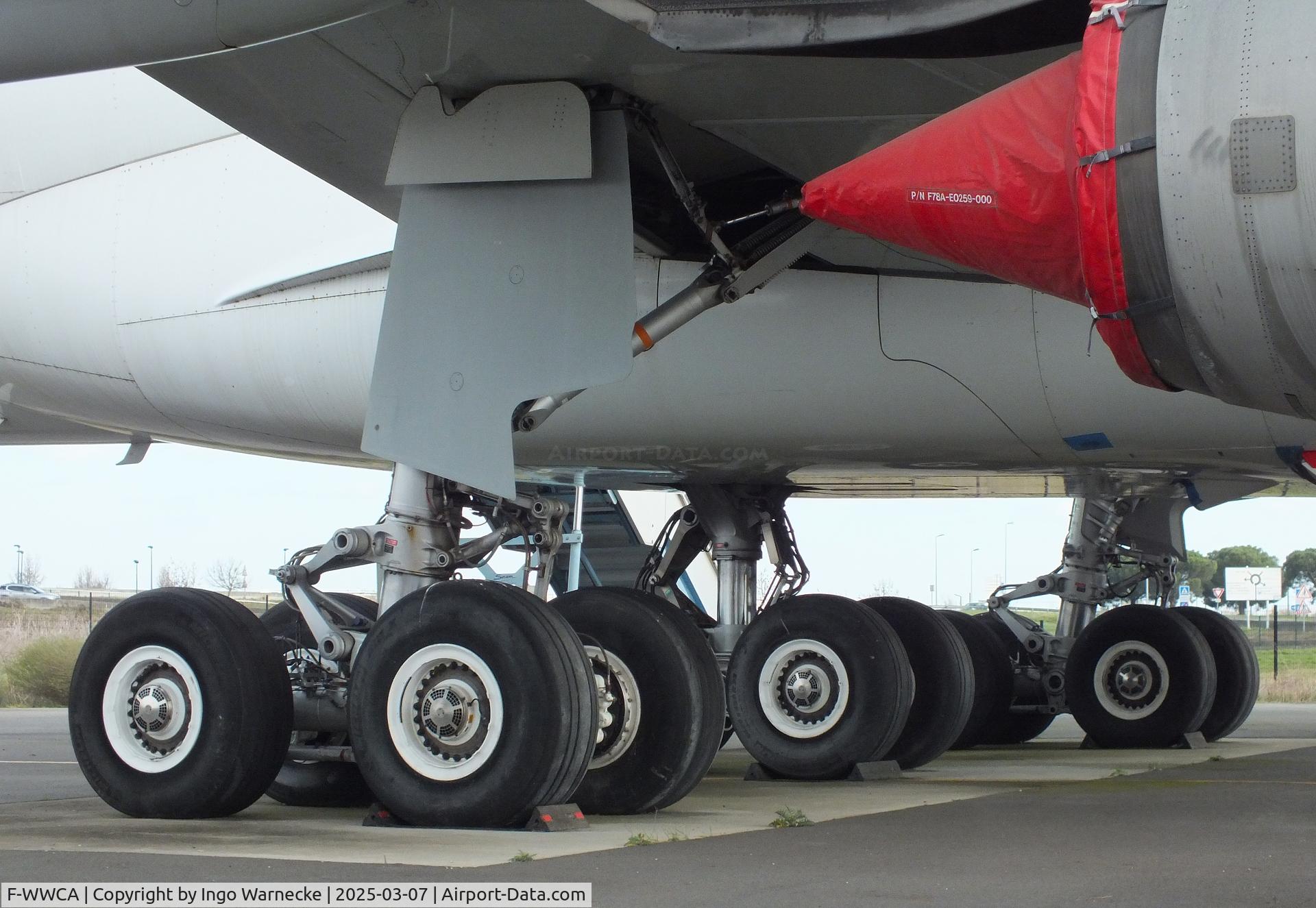 F-WWCA, 2001 Airbus A340-642 C/N 360, Airbus A340-642 (first prototype of A340-600) at the Aeroscopia, Blagnac (Toulouse)