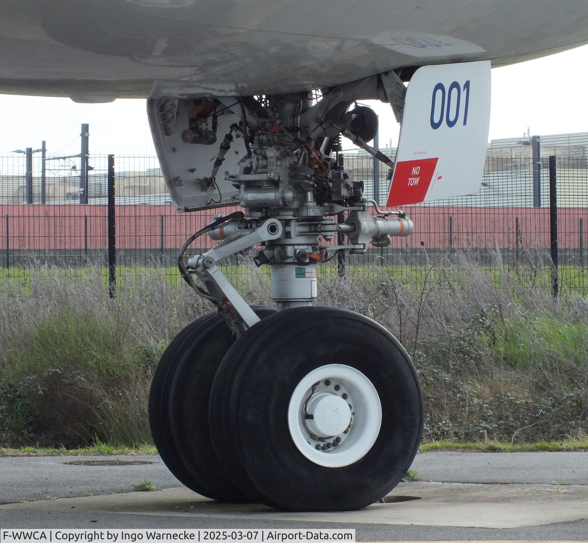 F-WWCA, 2001 Airbus A340-642 C/N 360, Airbus A340-642 (first prototype of A340-600) at the Aeroscopia, Blagnac (Toulouse)