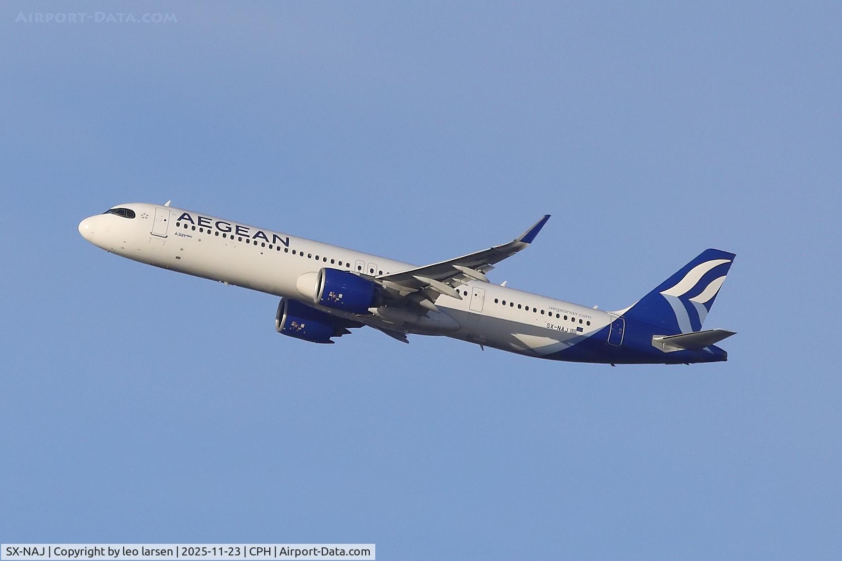 SX-NAJ, 2022 Airbus A321-271NX C/N 10832, Copenhagen 23.11.2025