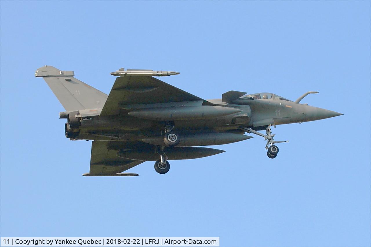 11, Dassault Rafale M C/N 11, Dassault Rafale M, Landivisiau Naval Air Base (LFRJ-LDV)