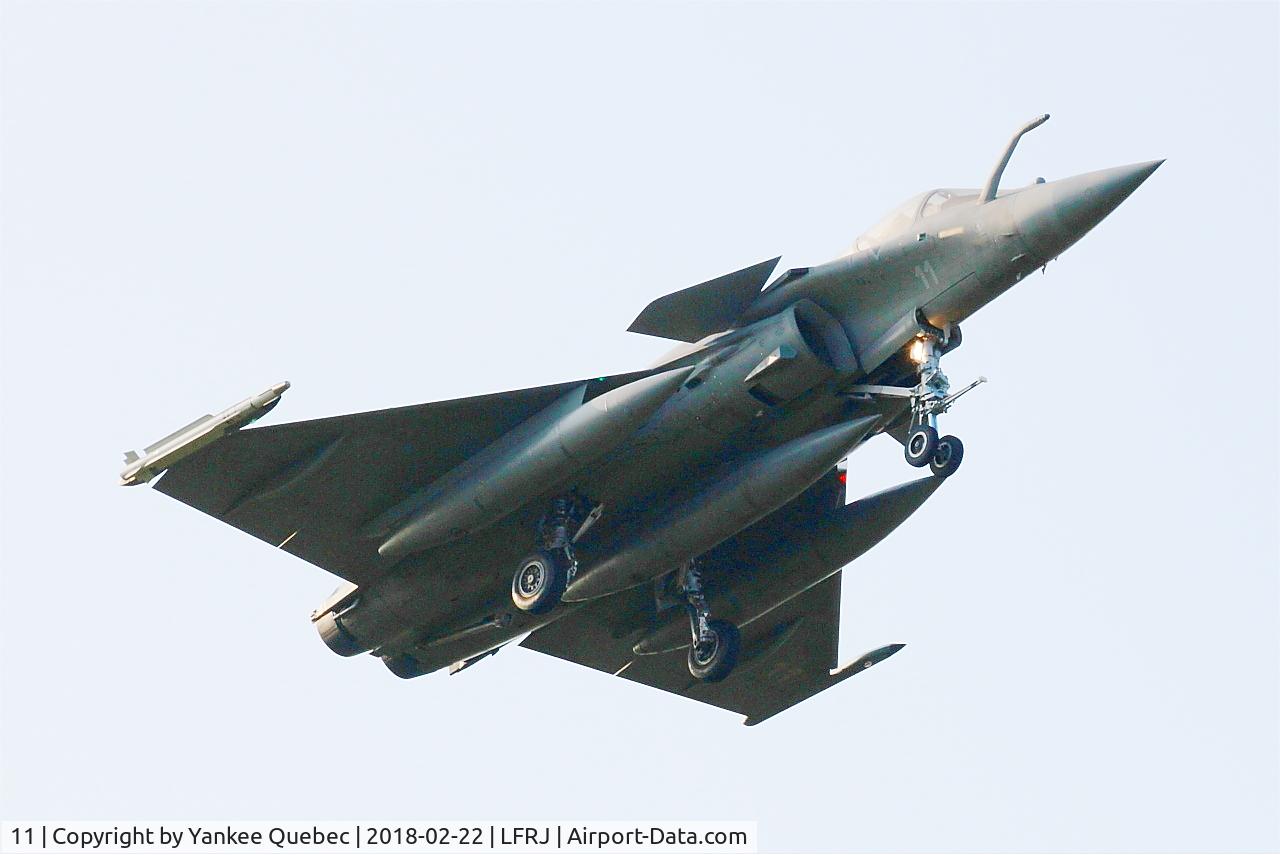 11, Dassault Rafale M C/N 11, Dassault Rafale M, Landivisiau Naval Air Base (LFRJ-LDV)
