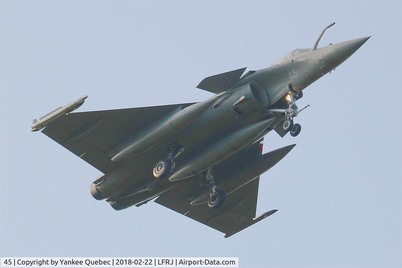 45, 2015 Dassault Rafale M C/N 45, Dassault Rafale M, Landivisiau Naval Air Base (LFRJ-LDV)