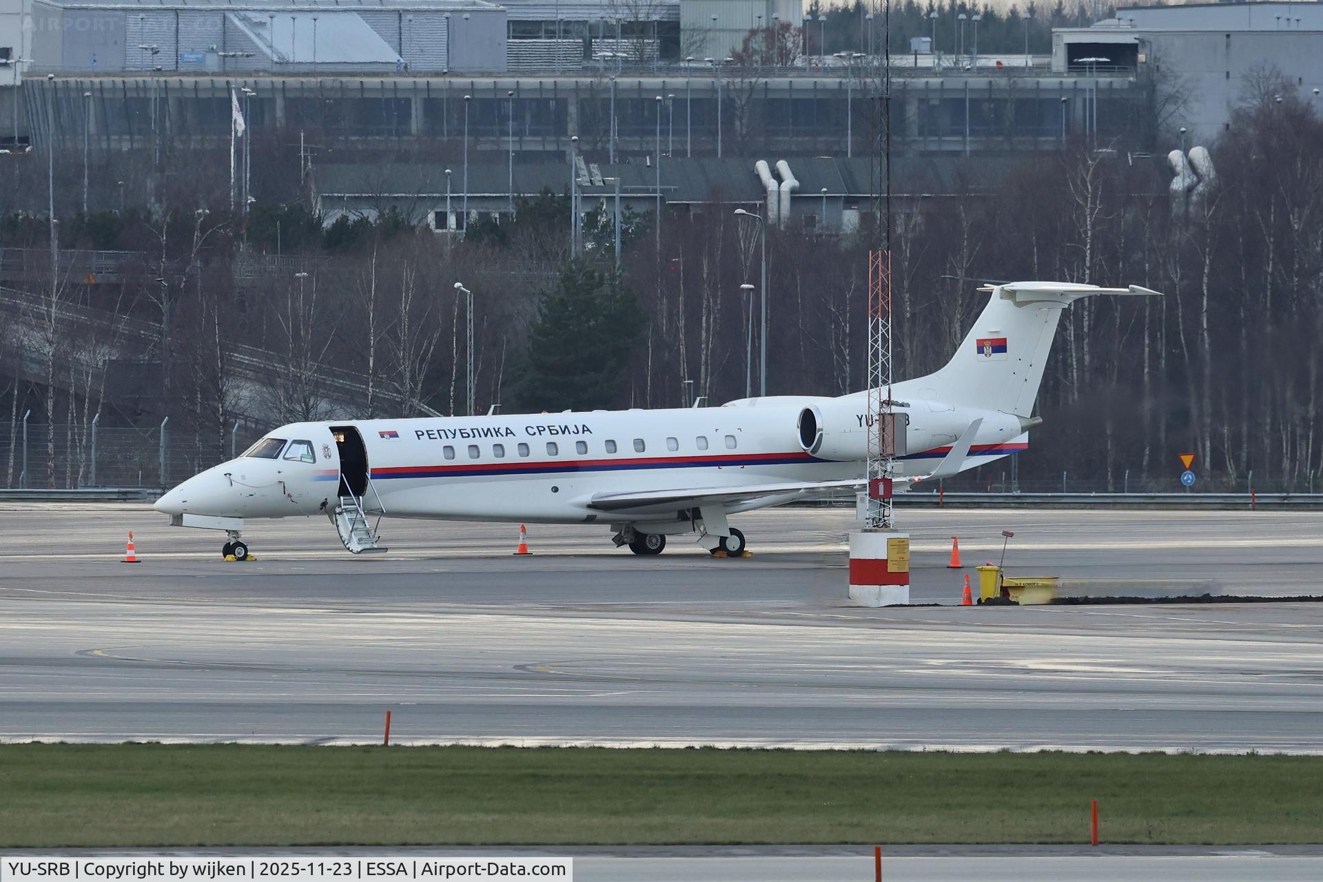 YU-SRB, 2007 Embraer ERJ-135BJ Legacy C/N 14501006, Ramp M