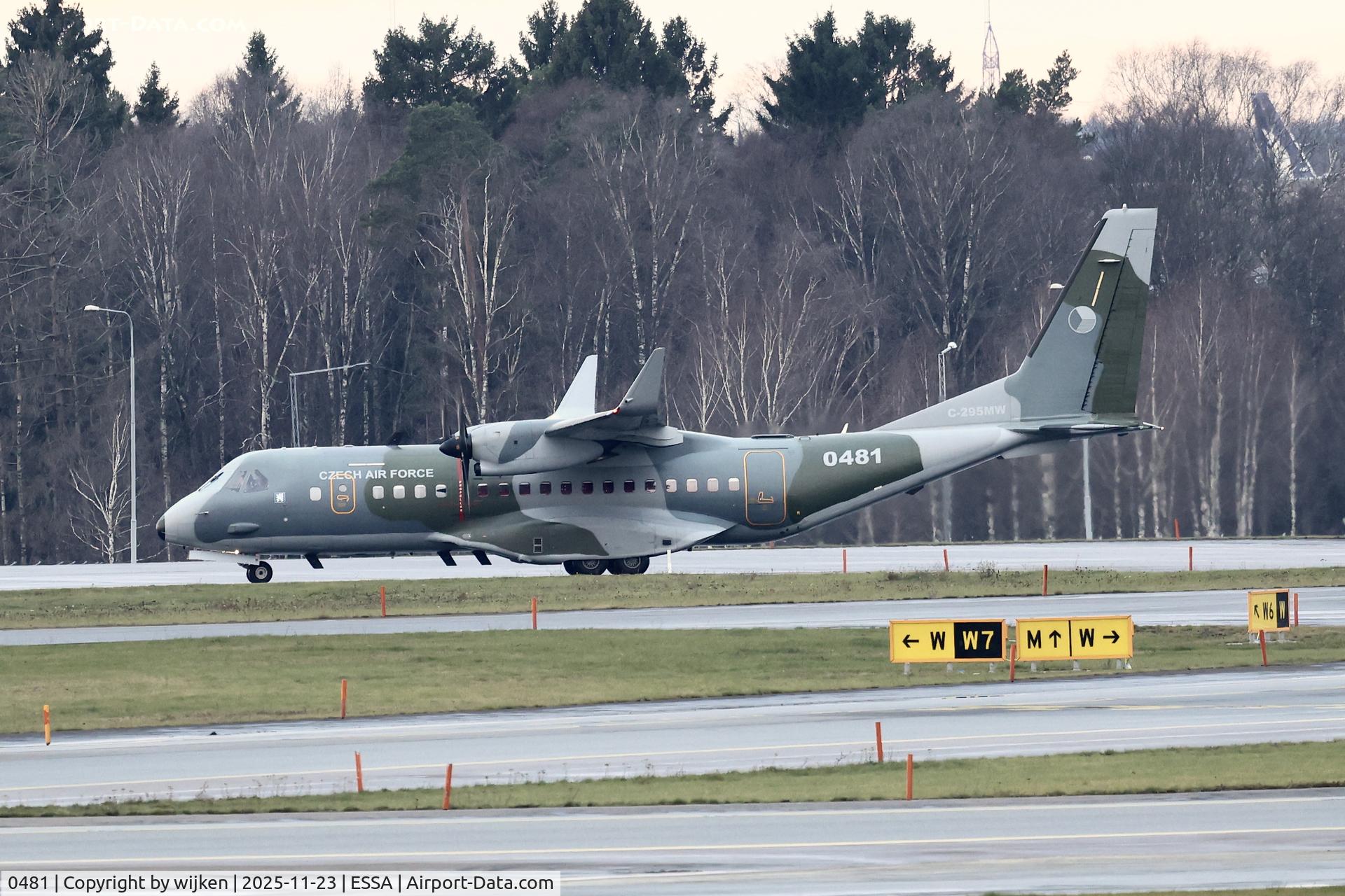 0481, 2021 CASA C-295MW C/N S.172, Twy W