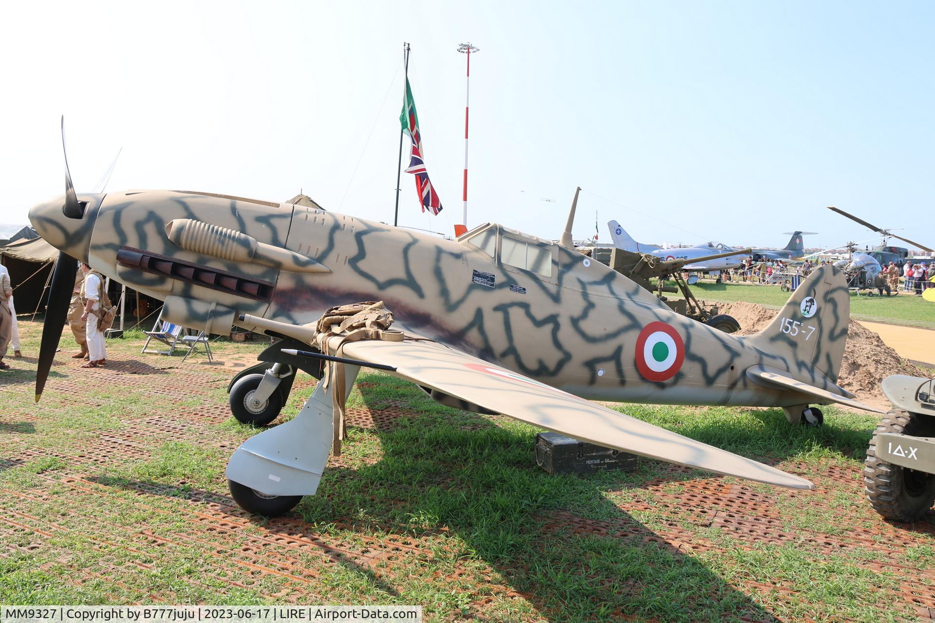 MM9327, Macchi MC-205 Veltro C/N 6665, mock-up at LIRE