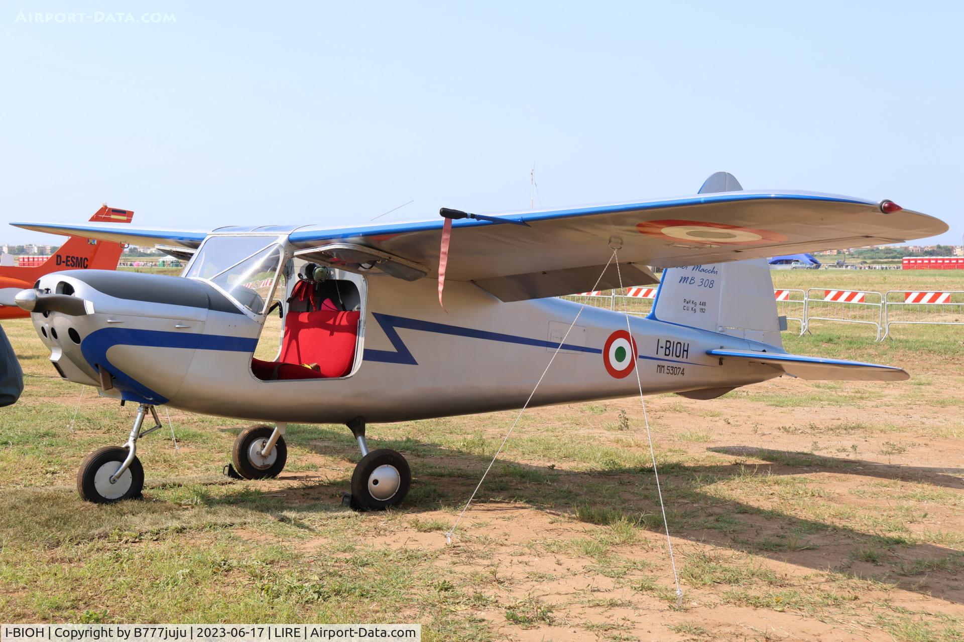 I-BIOH, 1950 Macchi MB.308 C/N 5894/112, at LIRE
