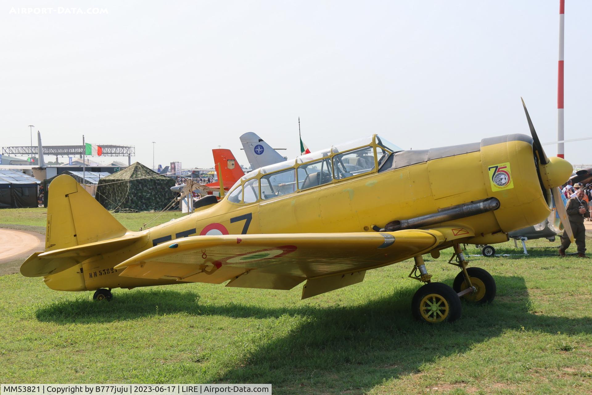 MM53821, Canadian Car & Foundry T-6H Harvard Mk.4M C/N CCF4-376, at LIRE