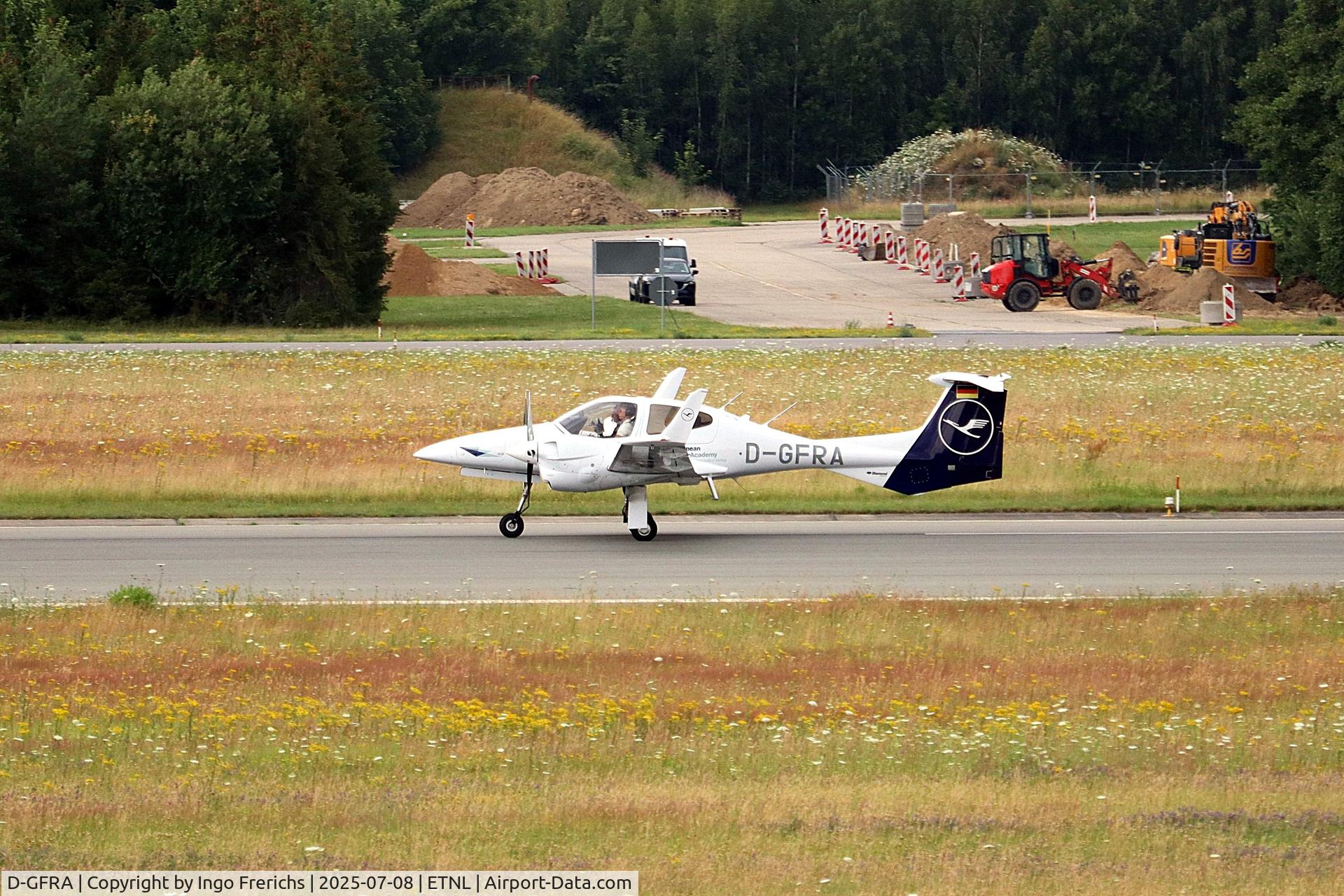 D-GFRA, 2019 Diamond DA-42 NG Twin Star Twin Star C/N 42.N379, Diamond DA42 NG Twin Star D-GFRA at Rostock-Laage Airport