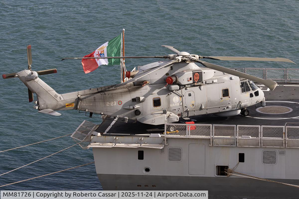 MM81726, EHI SH-101A (EH-101MP Mk110) C/N 50172, Grand Harbour