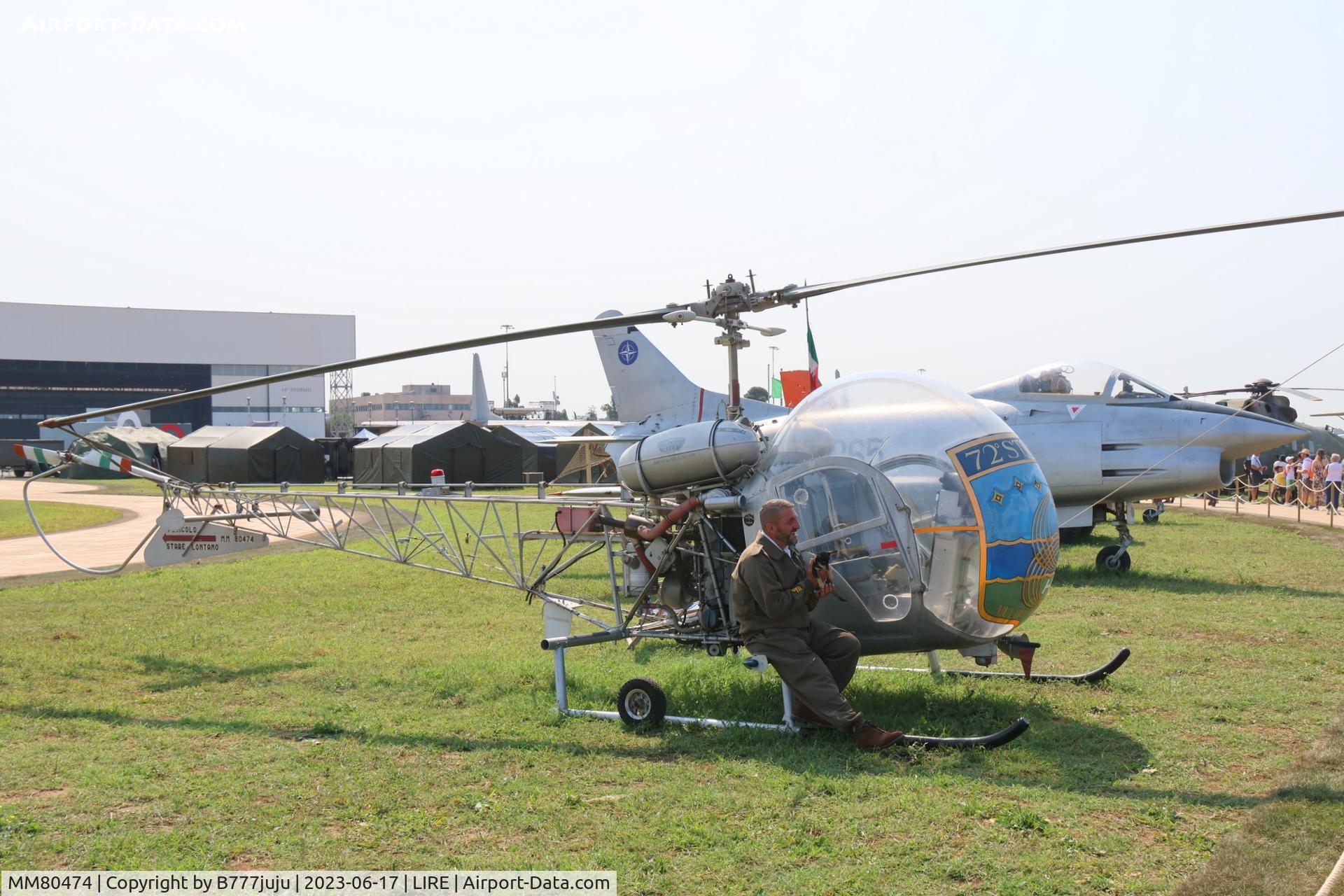 MM80474, agusta AB-47G-2 C/N 297, at LIRE
