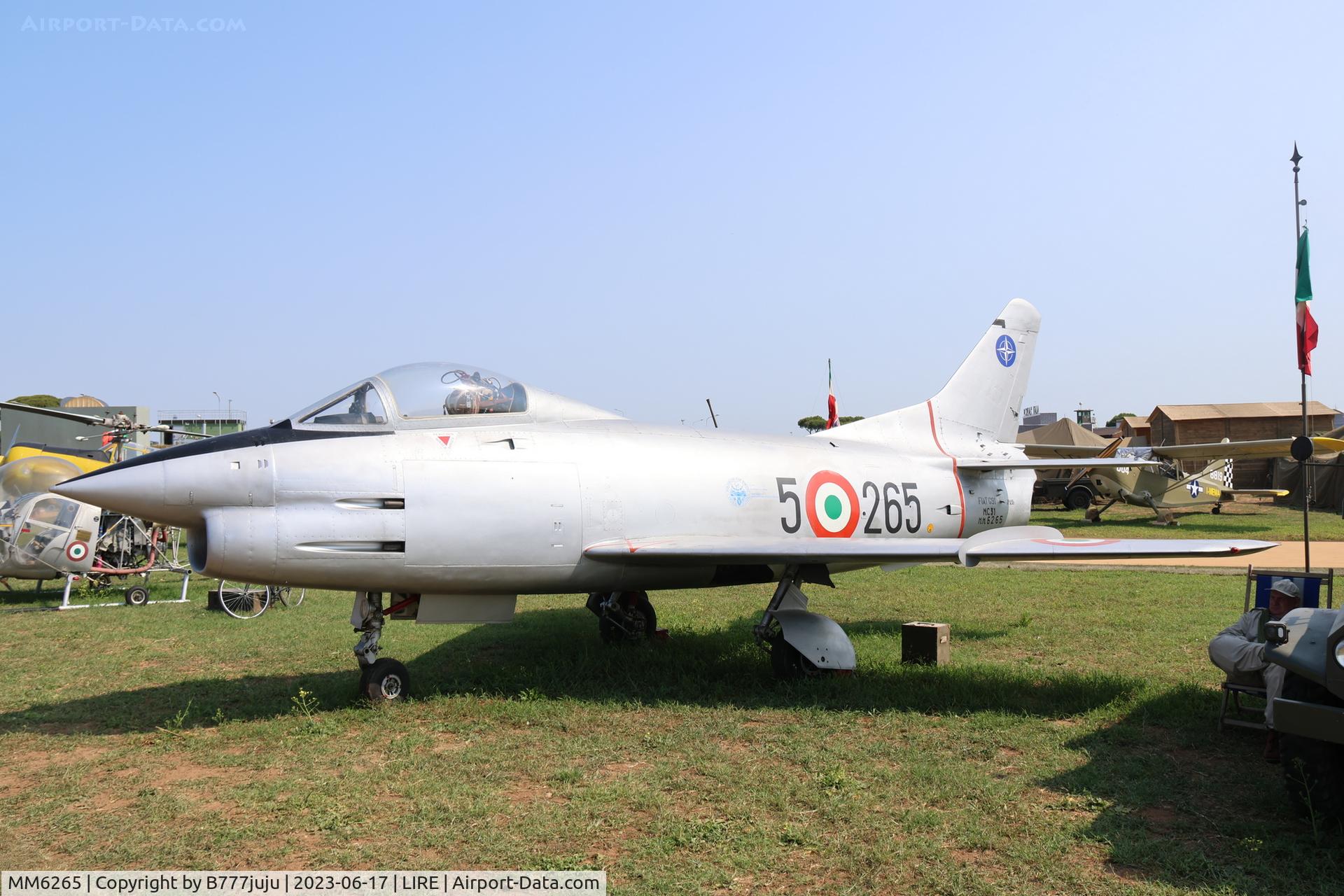 MM6265, Fiat G-91PAN C/N 31, at LIRE