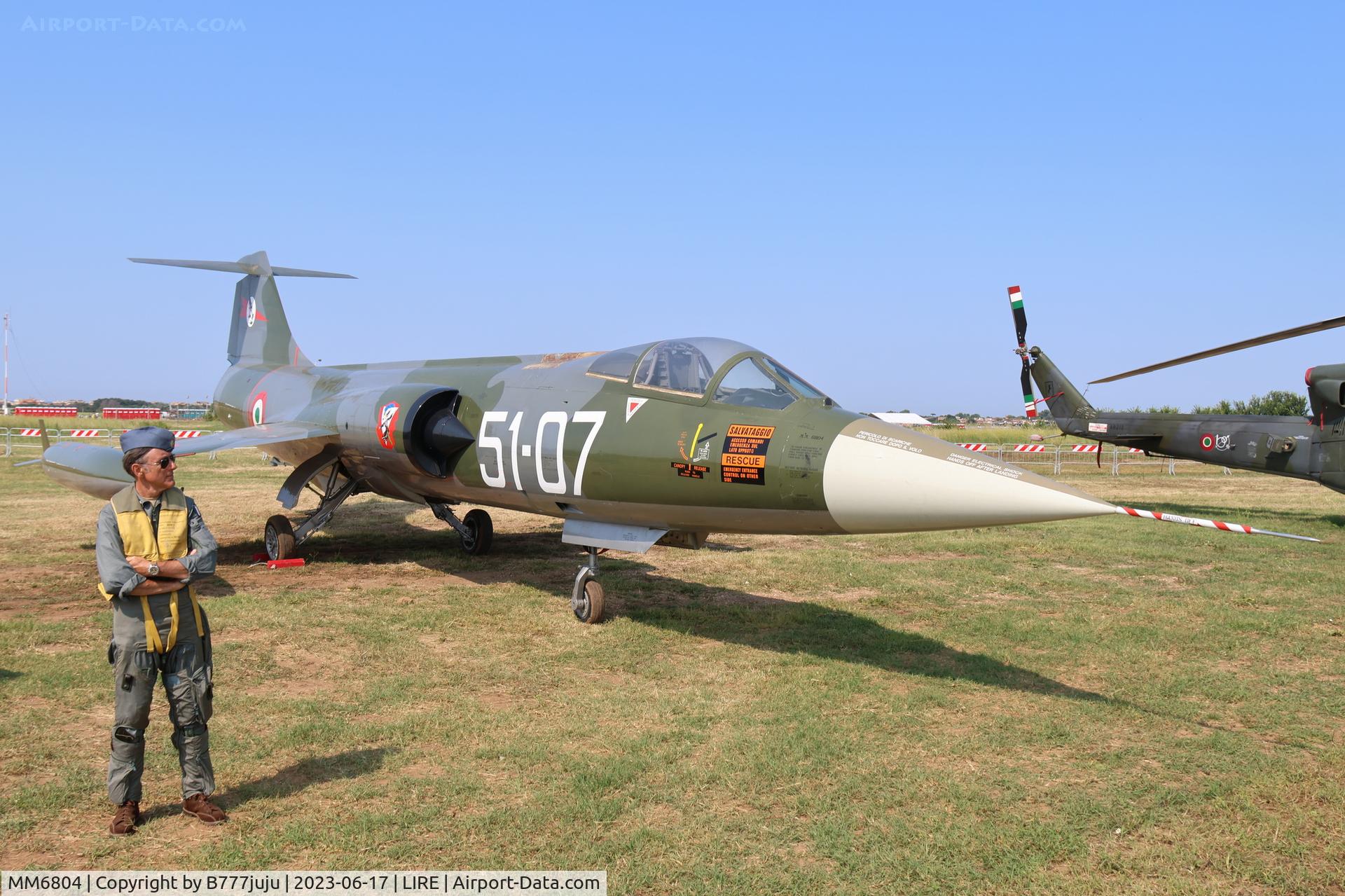 MM6804, Aeritalia F-104S-ASA Starfighter C/N 1104, at LIRE
