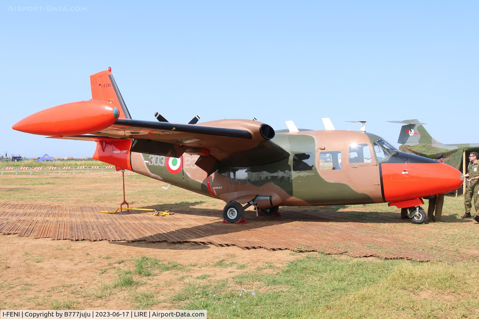 I-FENI, 1963 Piaggio P-166C C/N 411, at LIRE