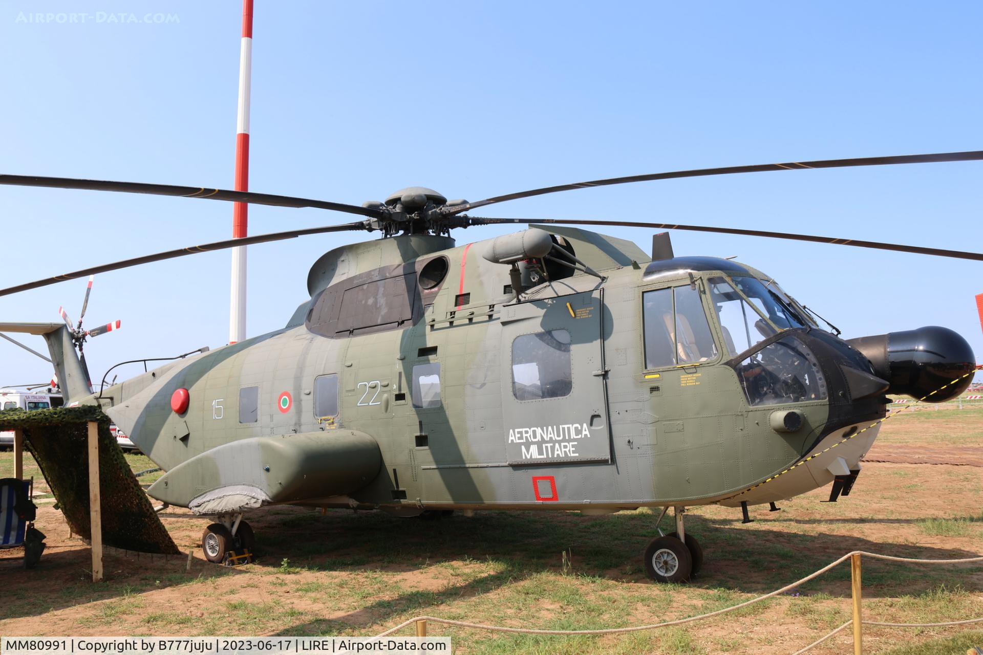 MM80991, Agusta HH-3F Pelican C/N 6218, at LIRE