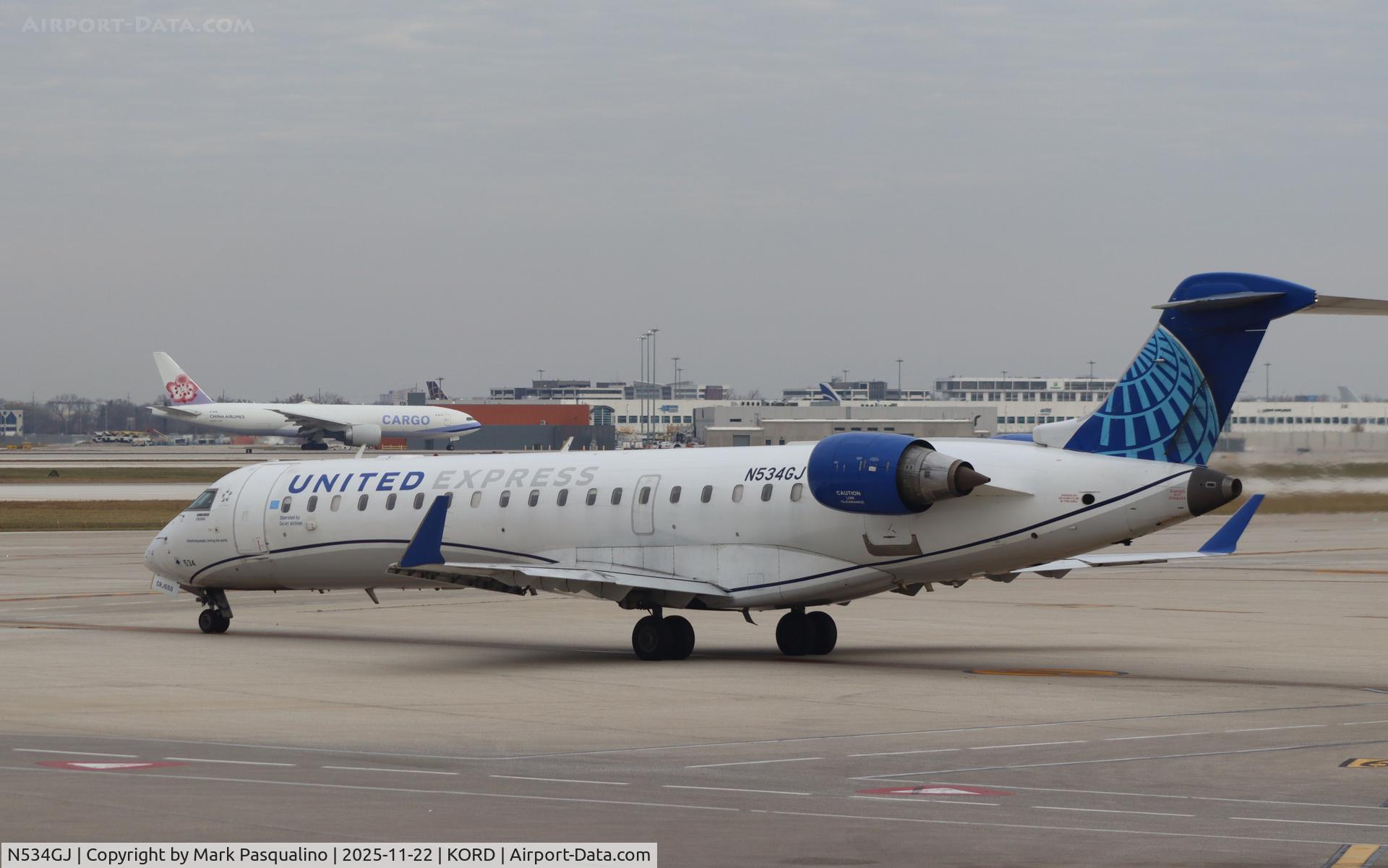N534GJ, 2005 Bombardier CRJ-702 (CL-600-2C10) Regional Jet C/N 10225, CL-600-2C10