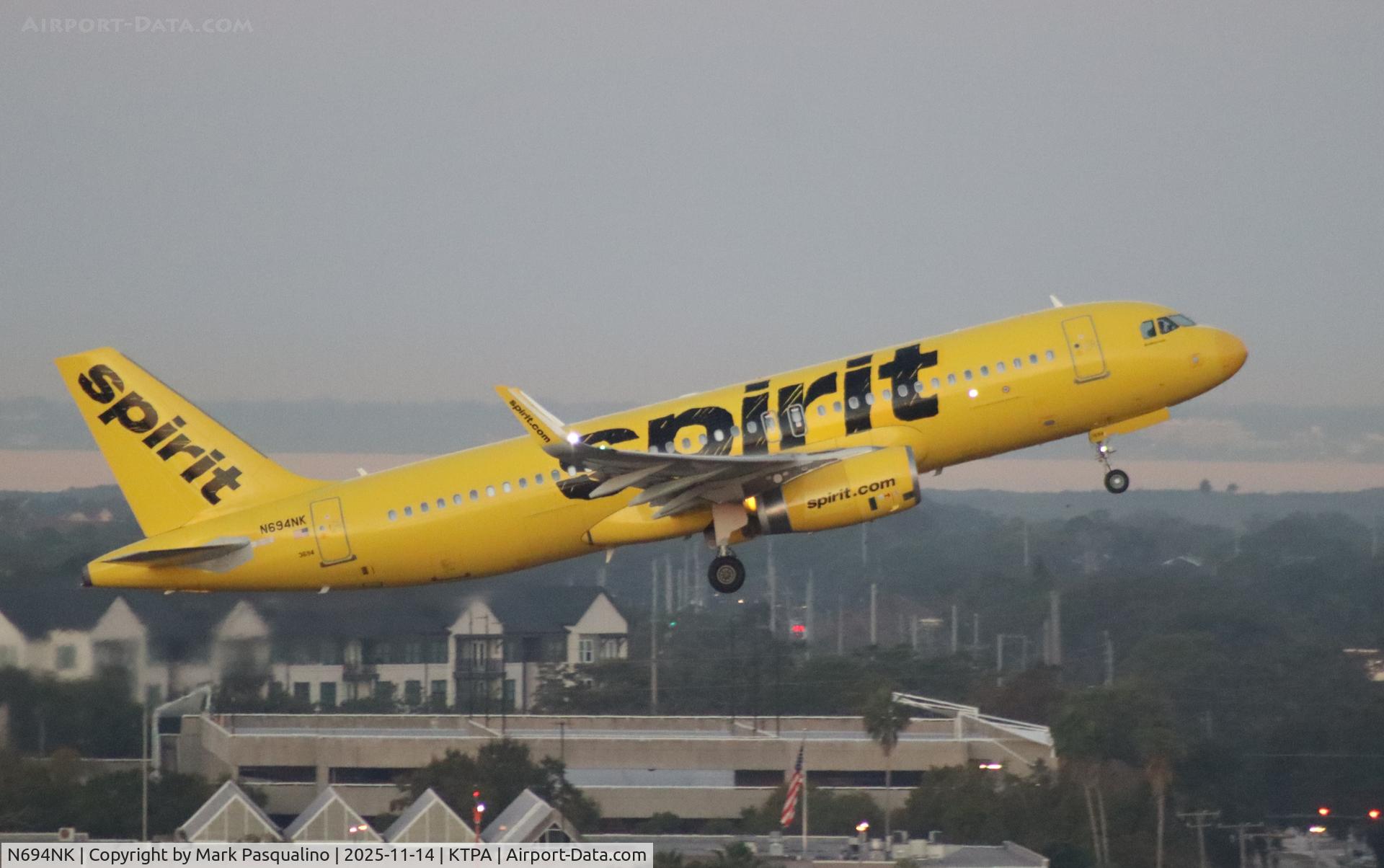 N694NK, 2018 Airbus A320-232 C/N 8632, Airbus A320-232