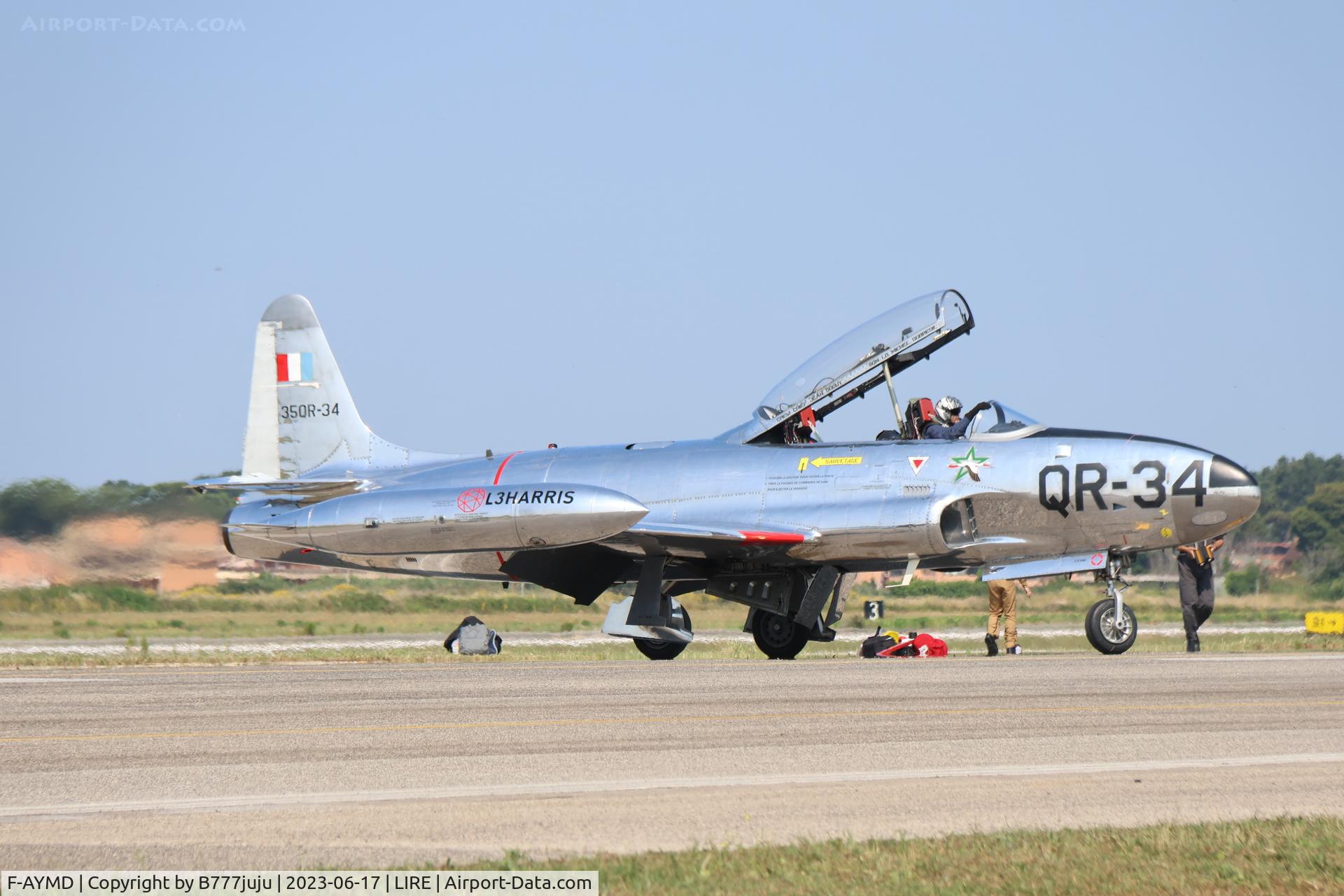 F-AYMD, 1954 Canadair CT-133 Silver Star 3 (CL-30) C/N T33-263, at LIRE