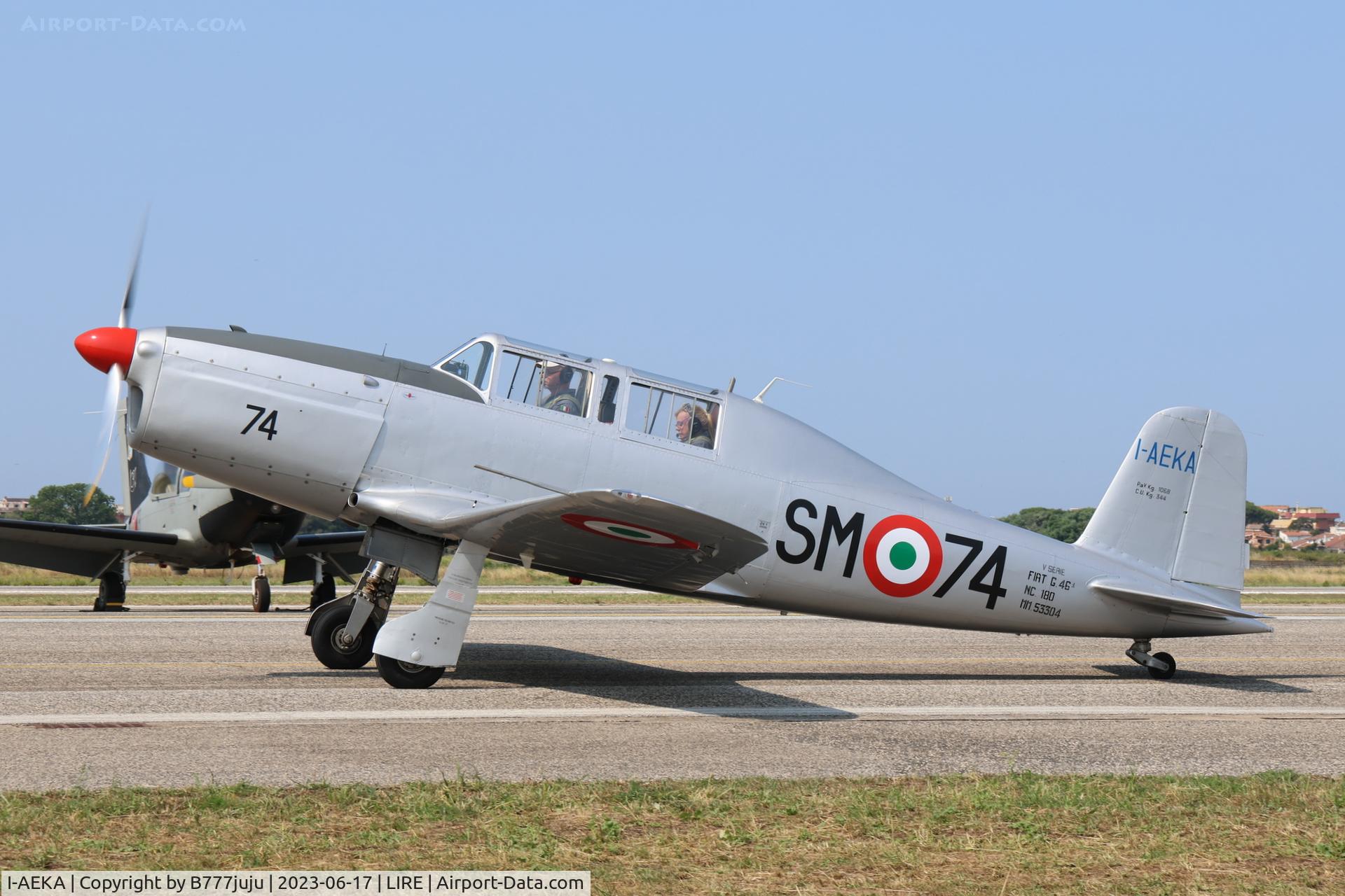 I-AEKA, Fiat F-46-4B C/N 180, at LIRE