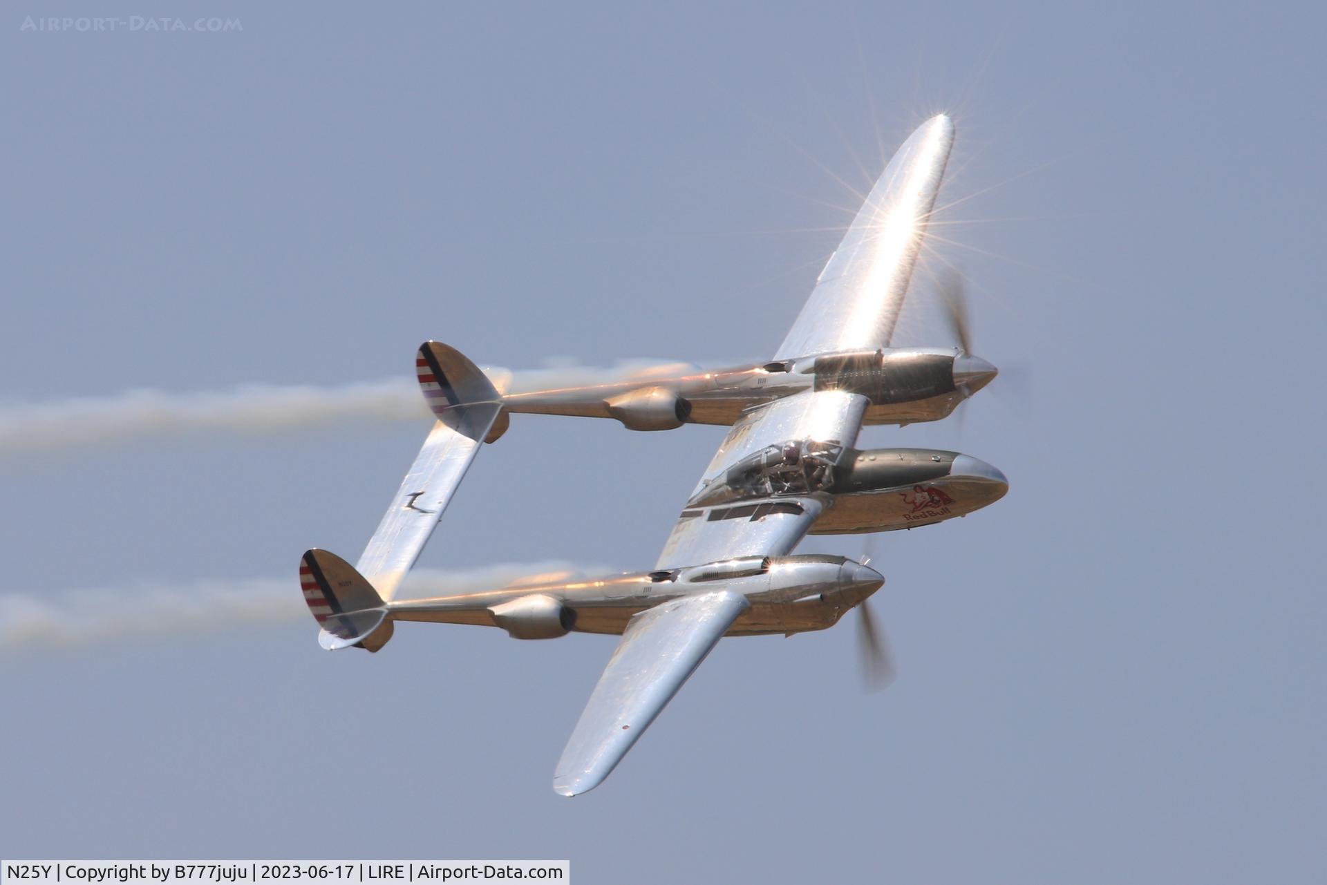 N25Y, 1944 Lockheed P-38L-5LO Lightning C/N AF44-53254, at LIRE