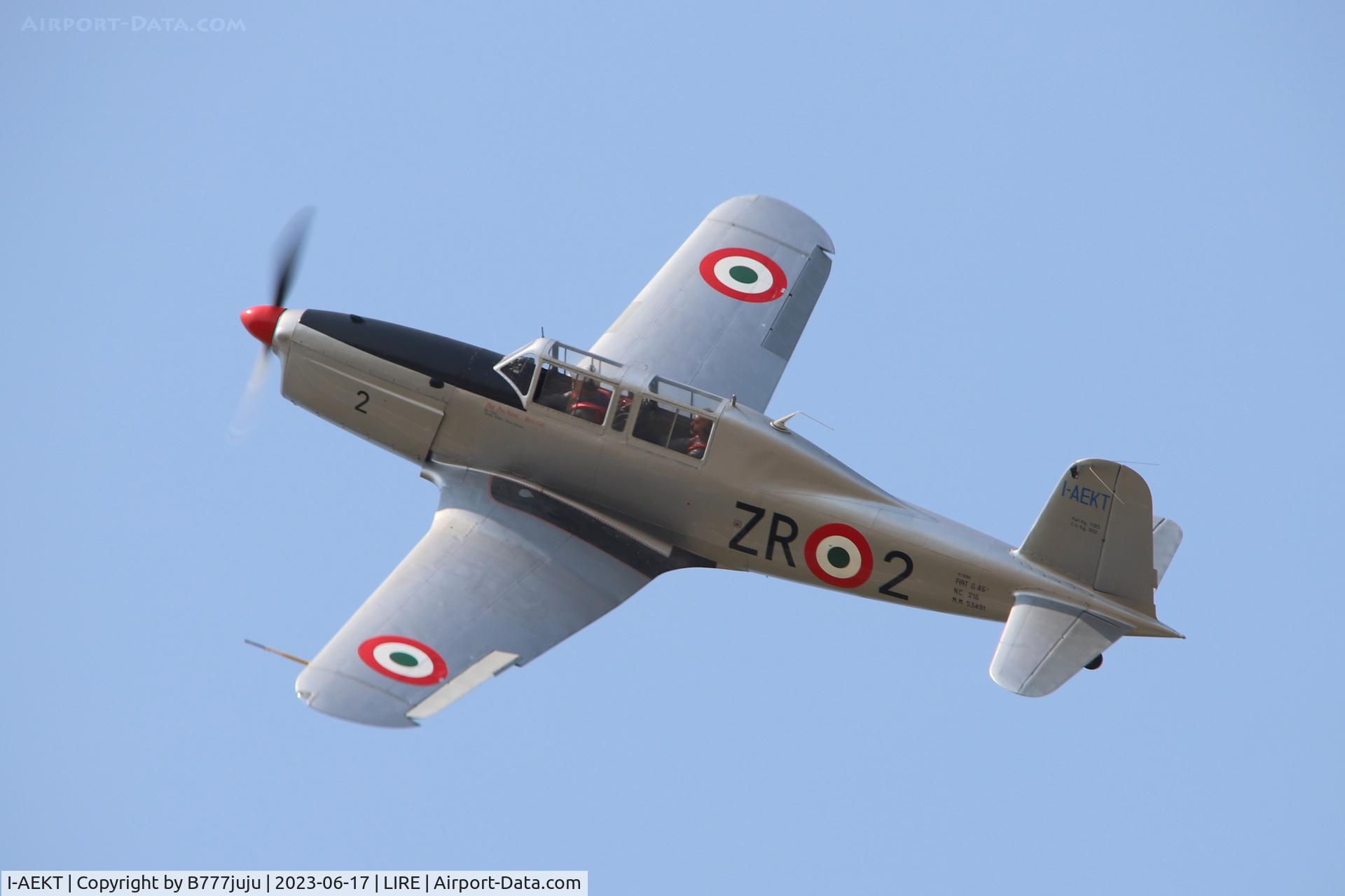 I-AEKT, FIAT G46 C/N 216, at LIRE