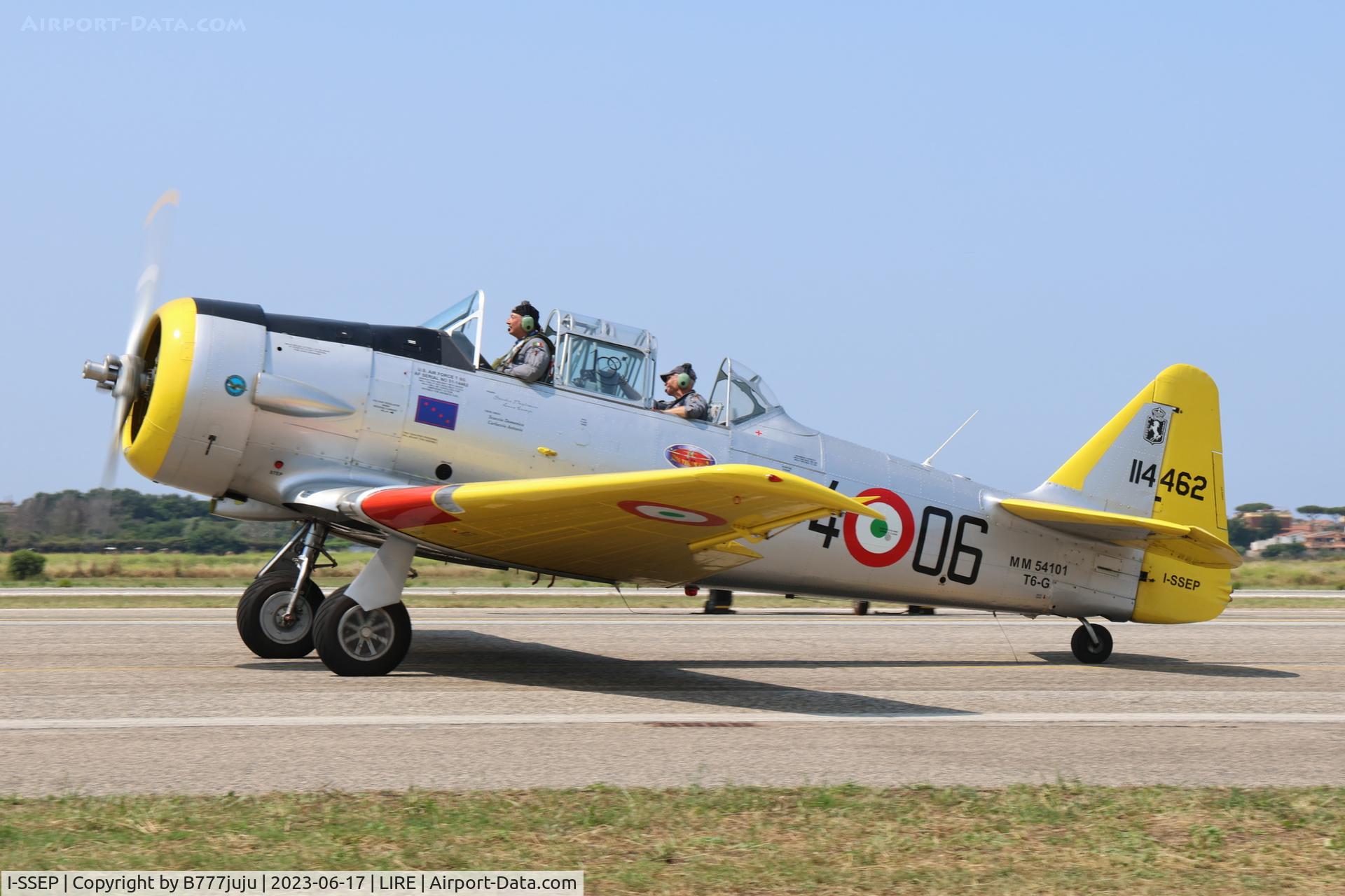 I-SSEP, North American T-6G Texan C/N 182-149, at LIRE