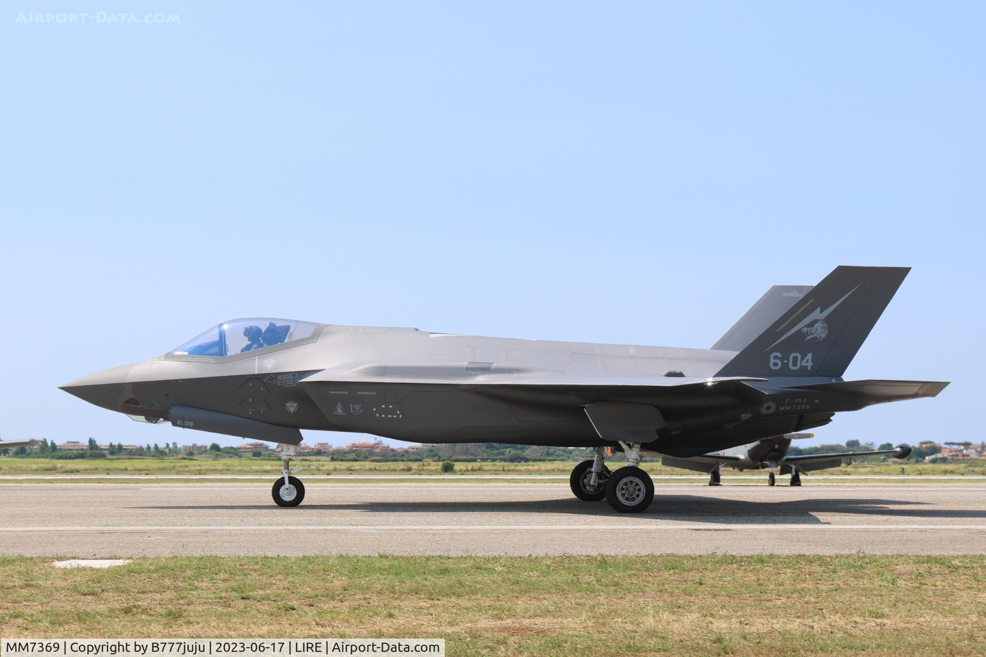 MM7369, Lockheed Martin F-35A Lightning II C/N AL-19, at LIRE