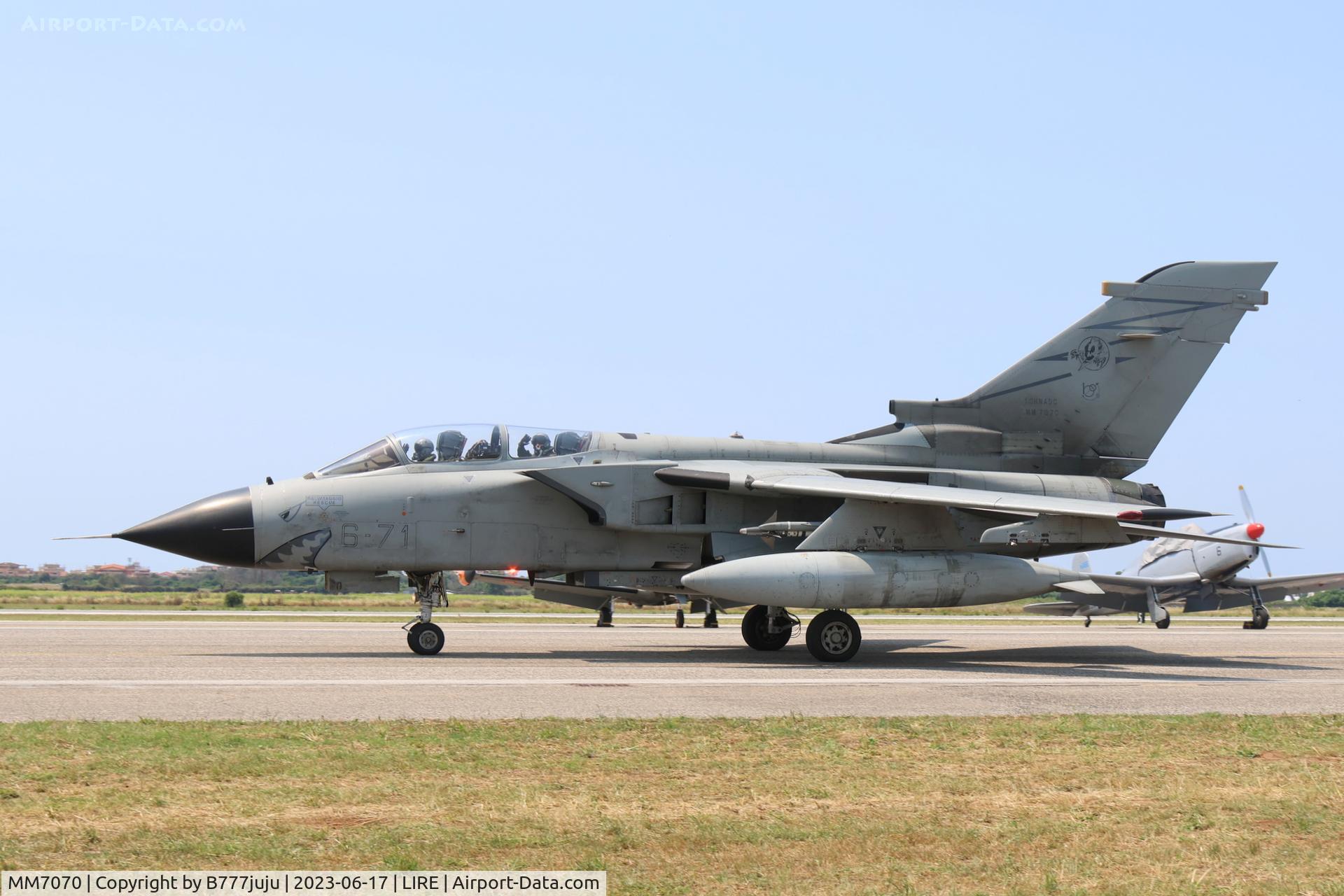 MM7070, Panavia Tornado ECR C/N 544/ECR../5081, at LIRE