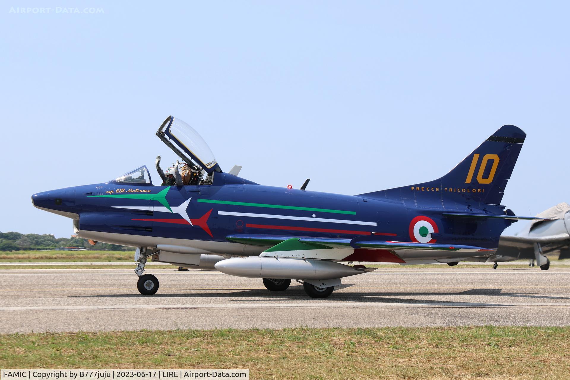 I-AMIC, Fiat G-91R/1A C/N 169, at LIRE