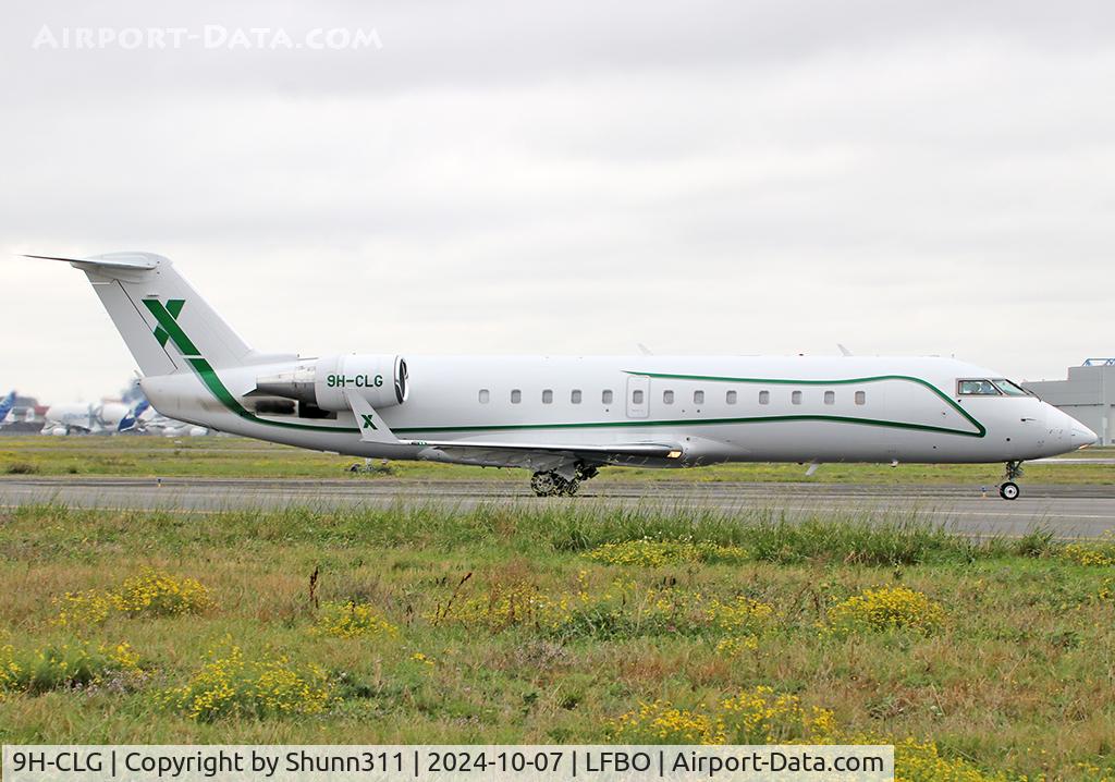 9H-CLG, 2006 Bombardier Challenger 850 (CL-600-2B19) C/N 8063, Taxiing holding point rwy 14L for departure...