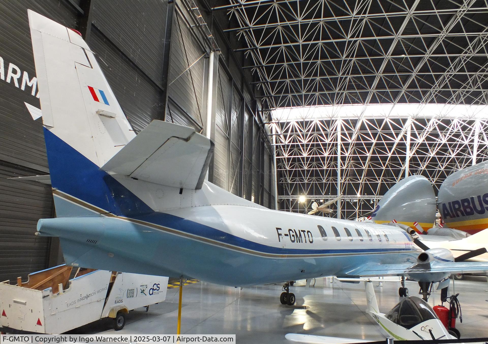 F-GMTO, 1975 Swearingen SA-226AT Merlin IVA C/N AT-031, Fairchild / Swearingen SA-226 AT Merlin IVA meteorological research aircraft at the Aeroscopia, Blagnac (Toulouse)