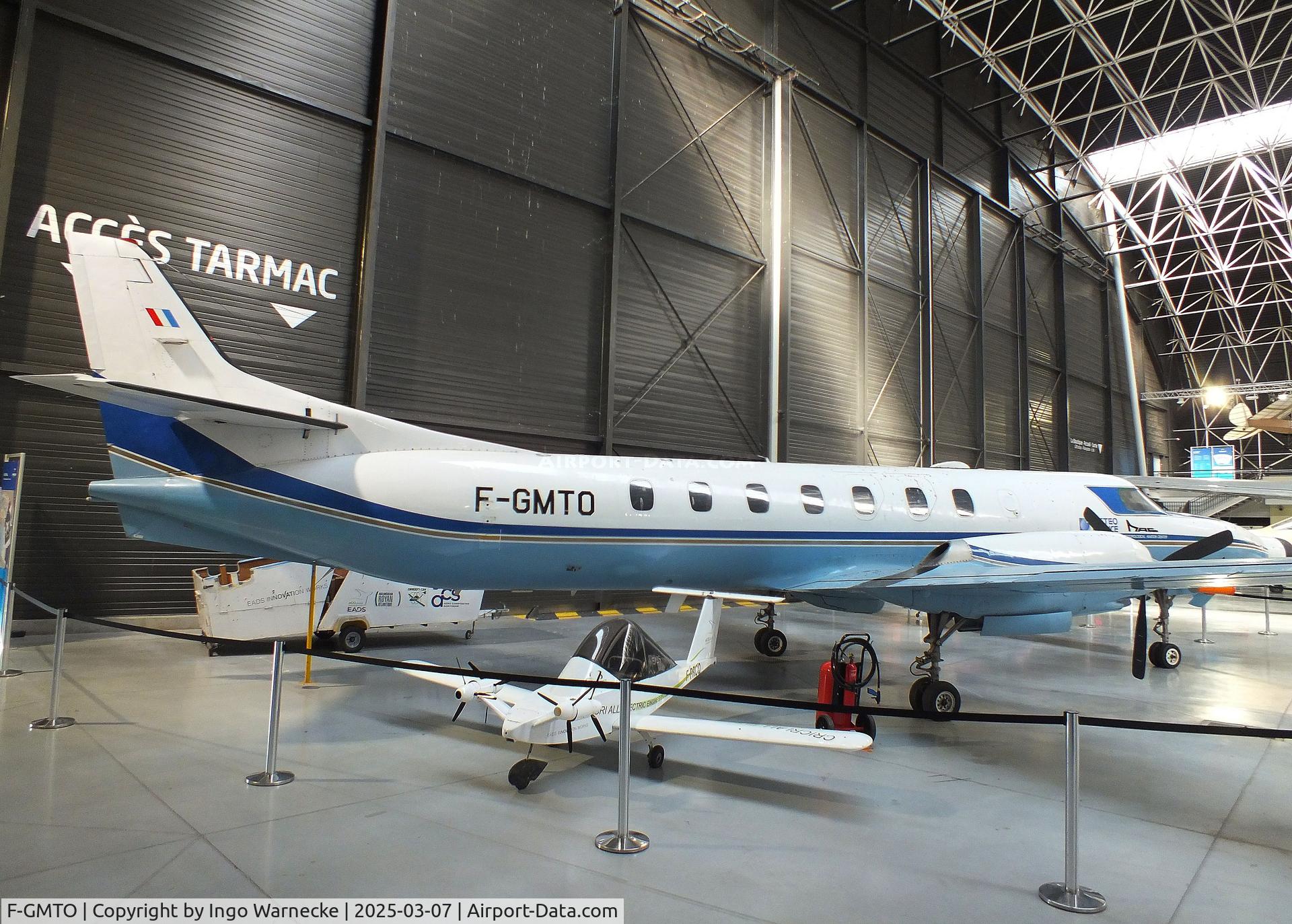 F-GMTO, 1975 Swearingen SA-226AT Merlin IVA C/N AT-031, Fairchild / Swearingen SA-226 AT Merlin IVA meteorological research aircraft at the Aeroscopia, Blagnac (Toulouse)