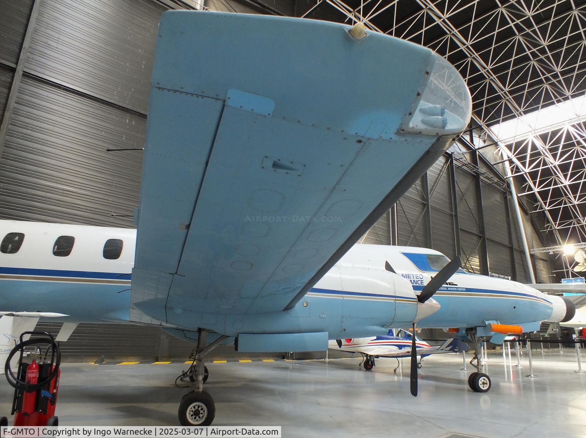 F-GMTO, 1975 Swearingen SA-226AT Merlin IVA C/N AT-031, Fairchild / Swearingen SA-226 AT Merlin IVA meteorological research aircraft at the Aeroscopia, Blagnac (Toulouse)