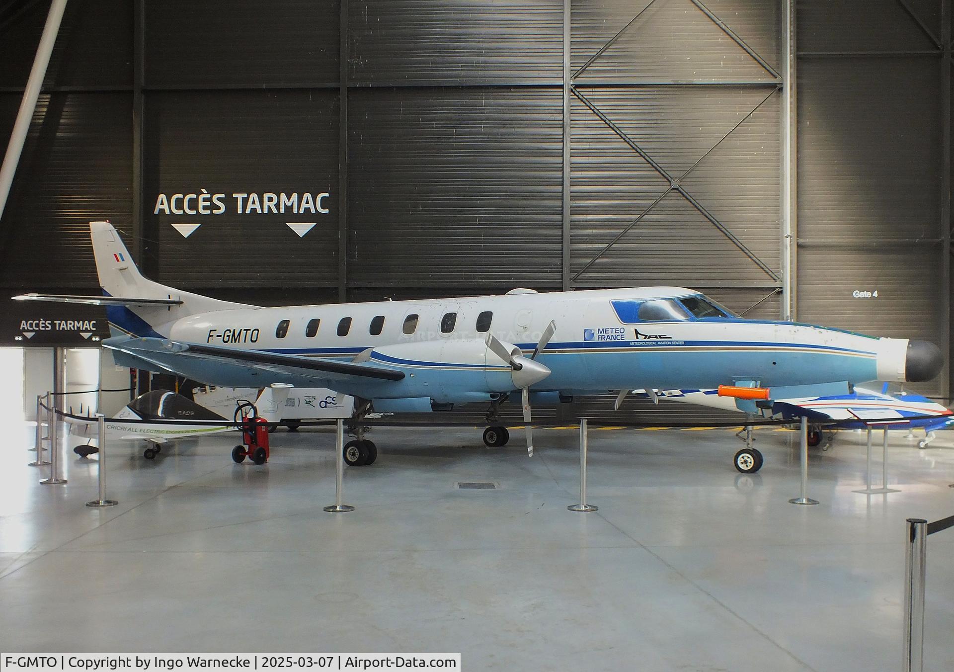 F-GMTO, 1975 Swearingen SA-226AT Merlin IVA C/N AT-031, Fairchild / Swearingen SA-226 AT Merlin IVA meteorological research aircraft at the Aeroscopia, Blagnac (Toulouse)