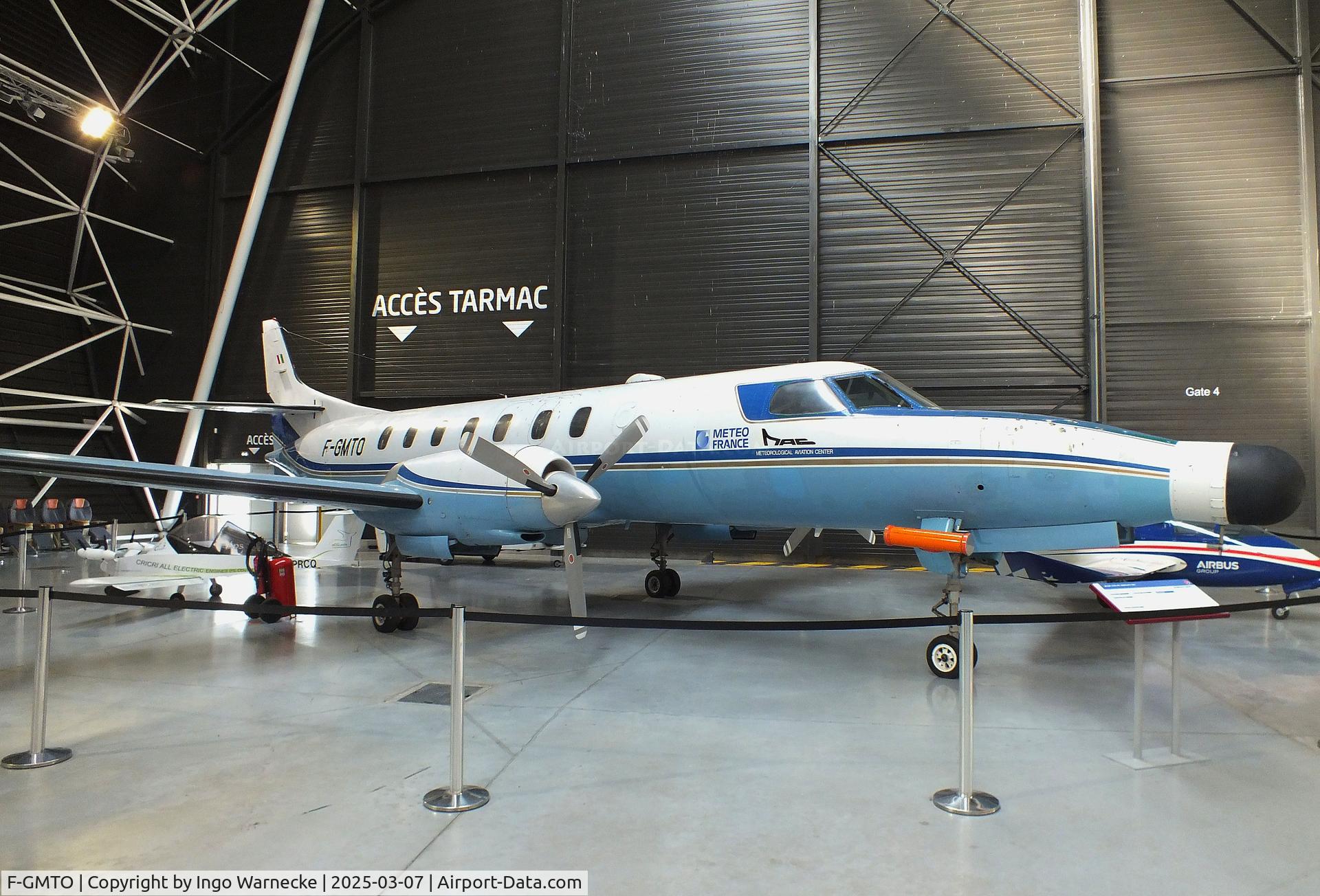 F-GMTO, 1975 Swearingen SA-226AT Merlin IVA C/N AT-031, Fairchild / Swearingen SA-226 AT Merlin IVA meteorological research aircraft at the Aeroscopia, Blagnac (Toulouse)
