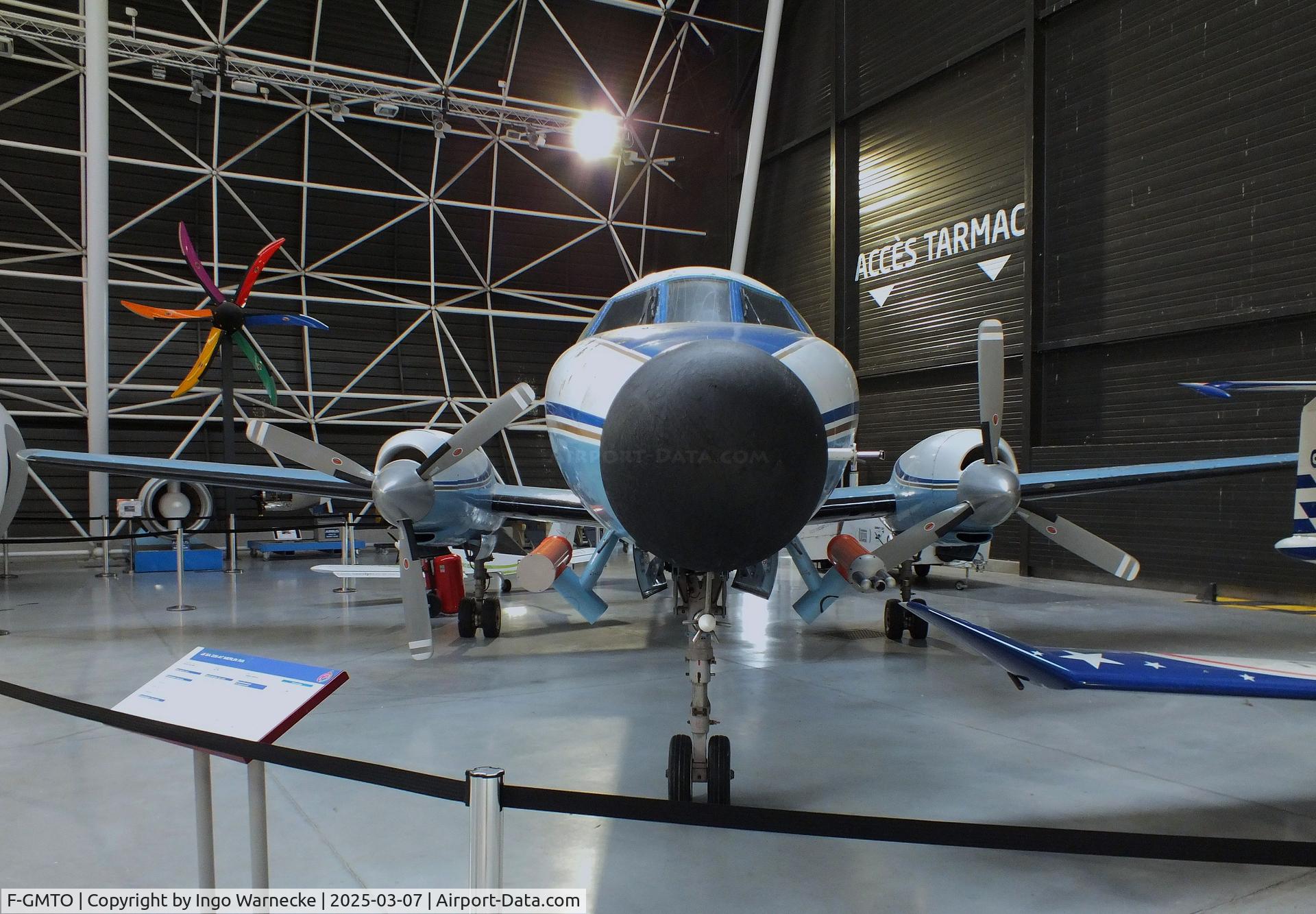 F-GMTO, 1975 Swearingen SA-226AT Merlin IVA C/N AT-031, Fairchild / Swearingen SA-226 AT Merlin IVA meteorological research aircraft at the Aeroscopia, Blagnac (Toulouse)
