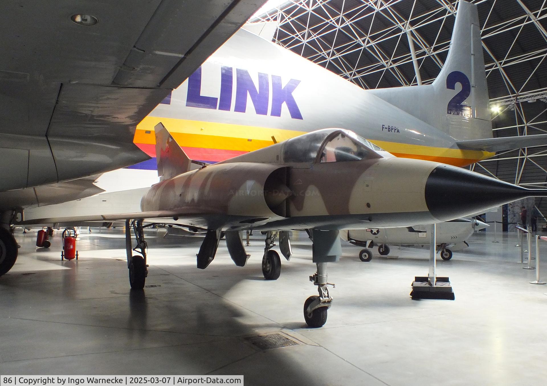 86, 1965 Dassault Mirage IIIC C/N 86, Dassault Mirage III C at the Aeroscopia, Blagnac (Toulouse)