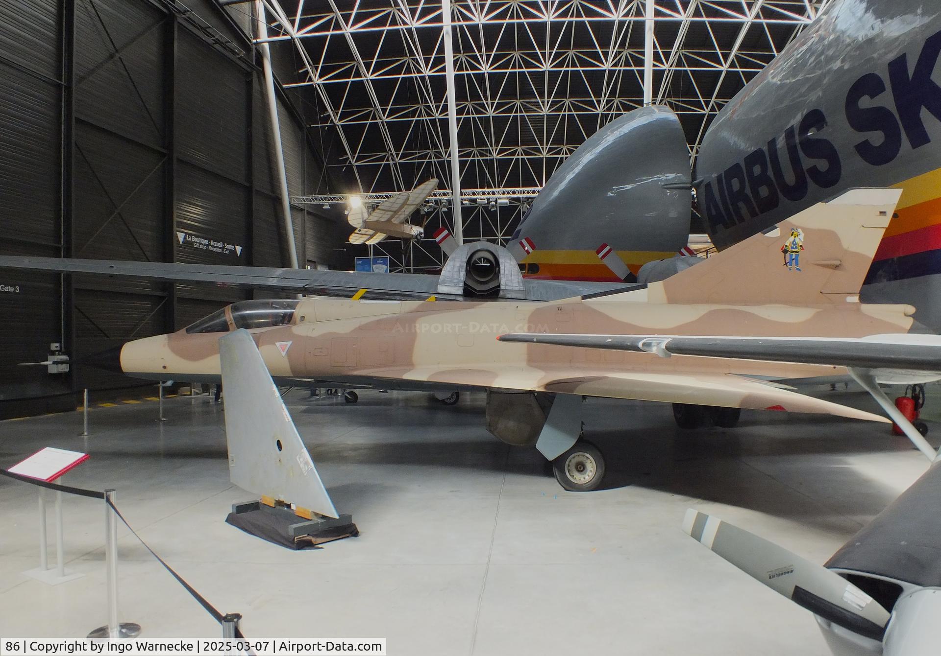 86, 1965 Dassault Mirage IIIC C/N 86, Dassault Mirage III C at the Aeroscopia, Blagnac (Toulouse)