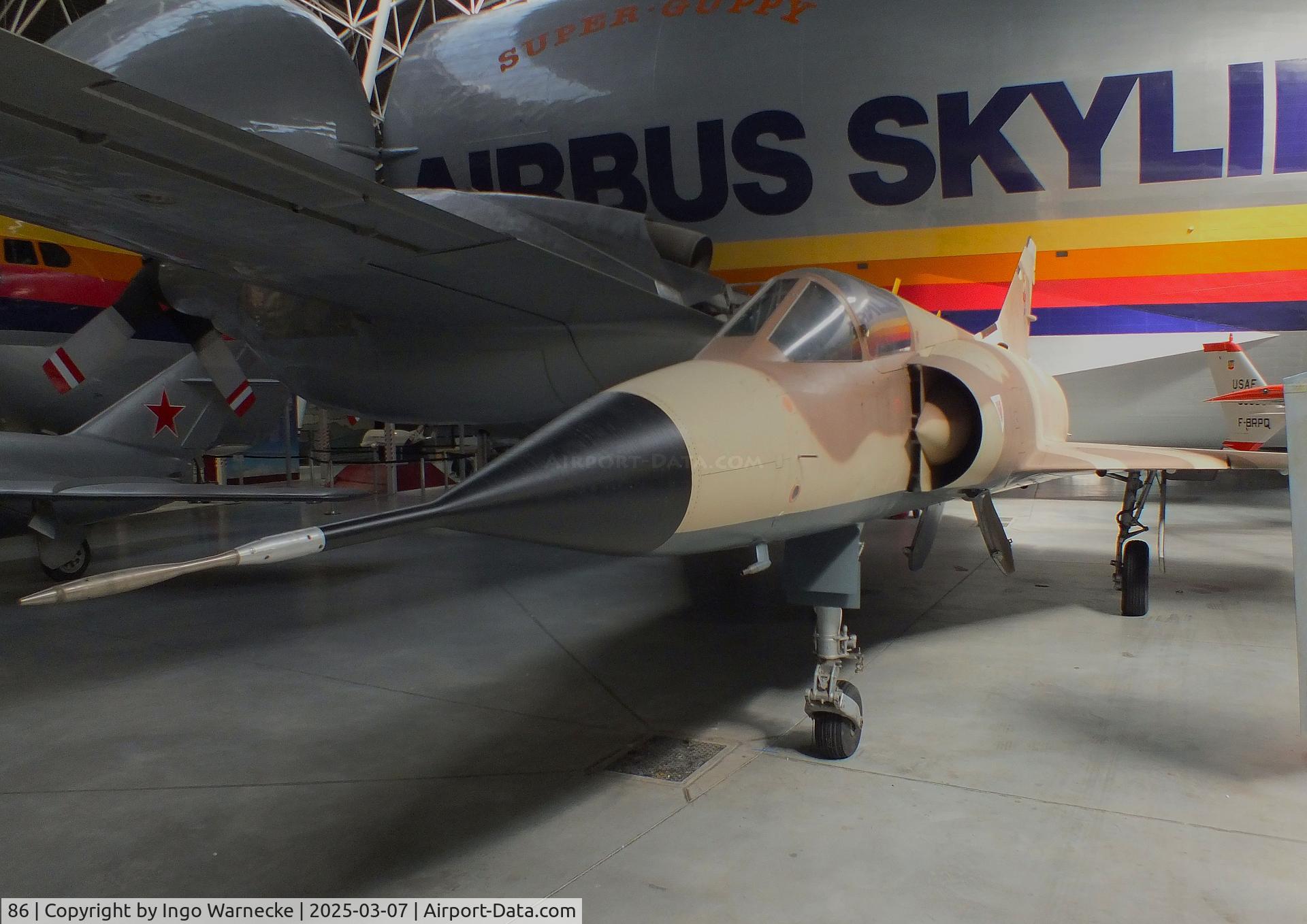 86, 1965 Dassault Mirage IIIC C/N 86, Dassault Mirage III C at the Aeroscopia, Blagnac (Toulouse)