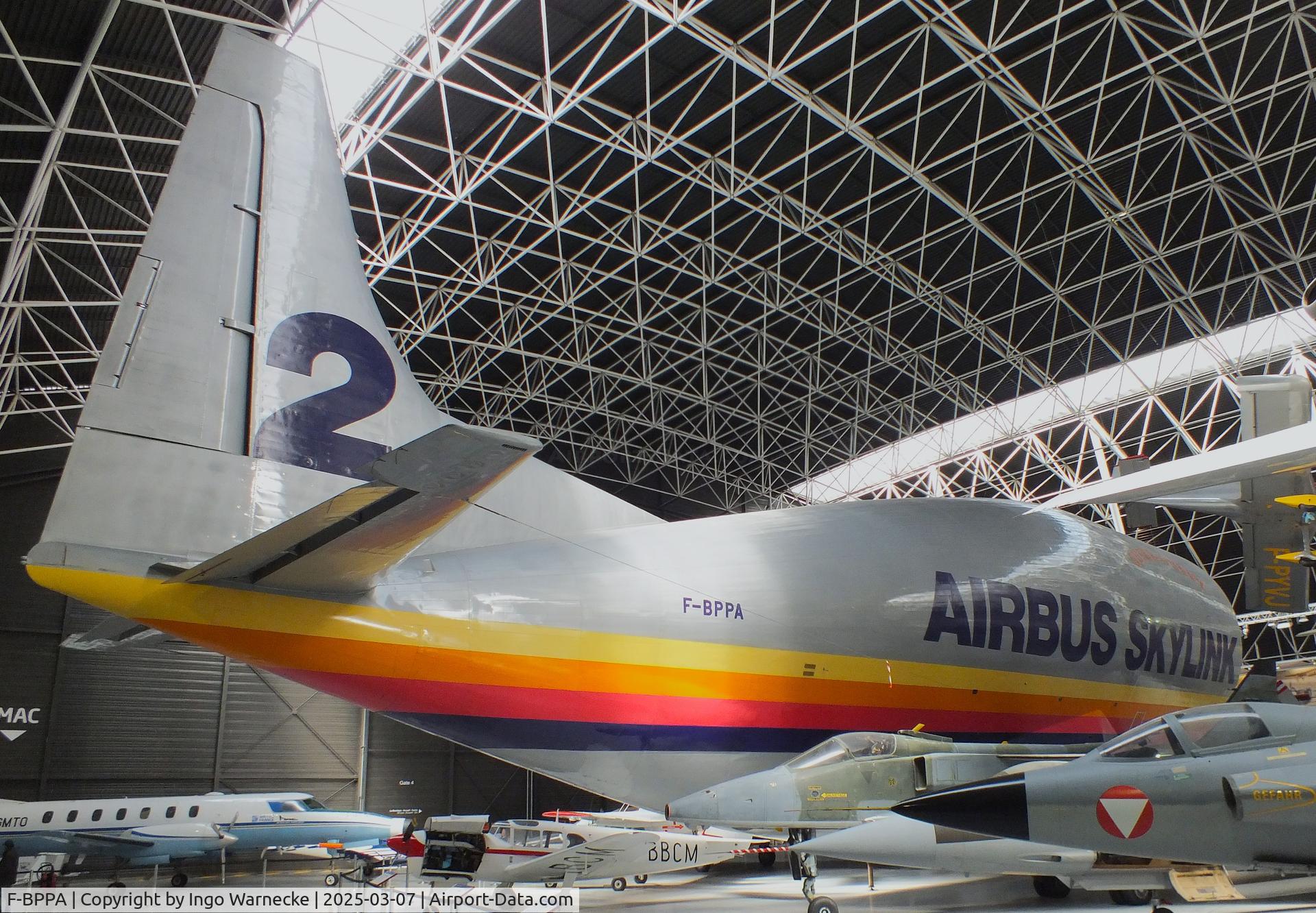 F-BPPA, 1969 Aero Spacelines 377SGT Super Guppy Turbine C/N 0002, Aero Spacelines 377SGT Super Guppy Turbine at the Aeroscopia, Blagnac (Toulouse)