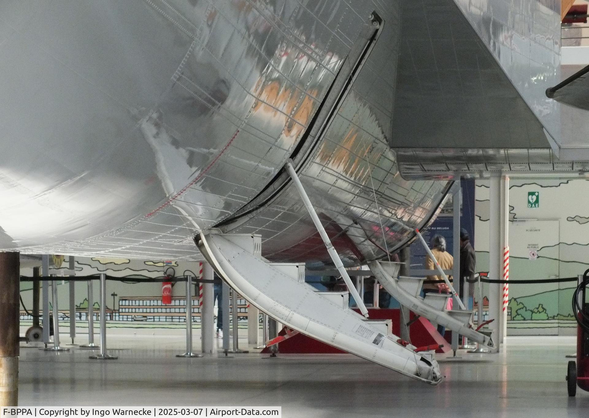 F-BPPA, 1969 Aero Spacelines 377SGT Super Guppy Turbine C/N 0002, Aero Spacelines 377SGT Super Guppy Turbine at the Aeroscopia, Blagnac (Toulouse)
