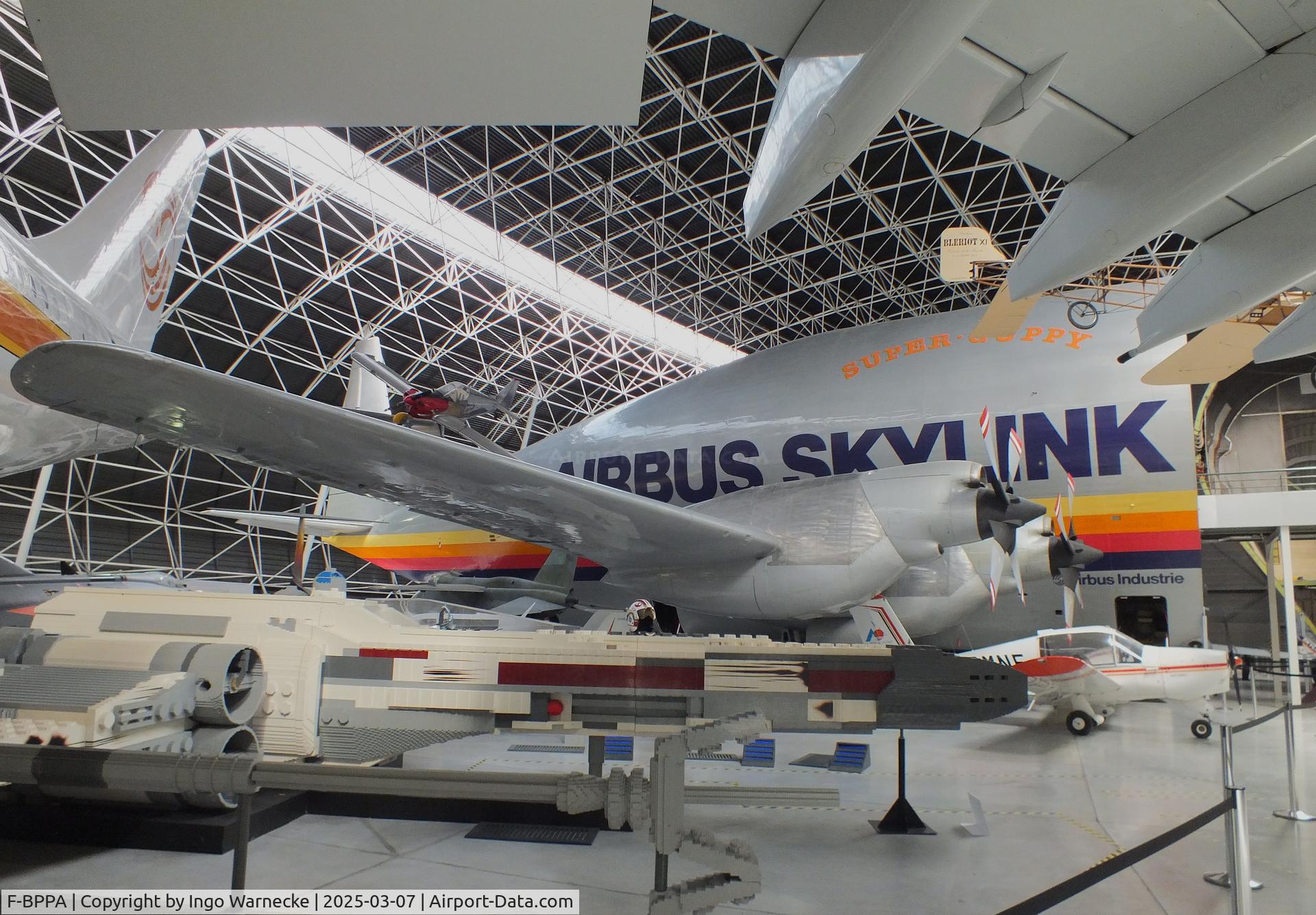 F-BPPA, 1969 Aero Spacelines 377SGT Super Guppy Turbine C/N 0002, Aero Spacelines 377SGT Super Guppy Turbine at the Aeroscopia, Blagnac (Toulouse)