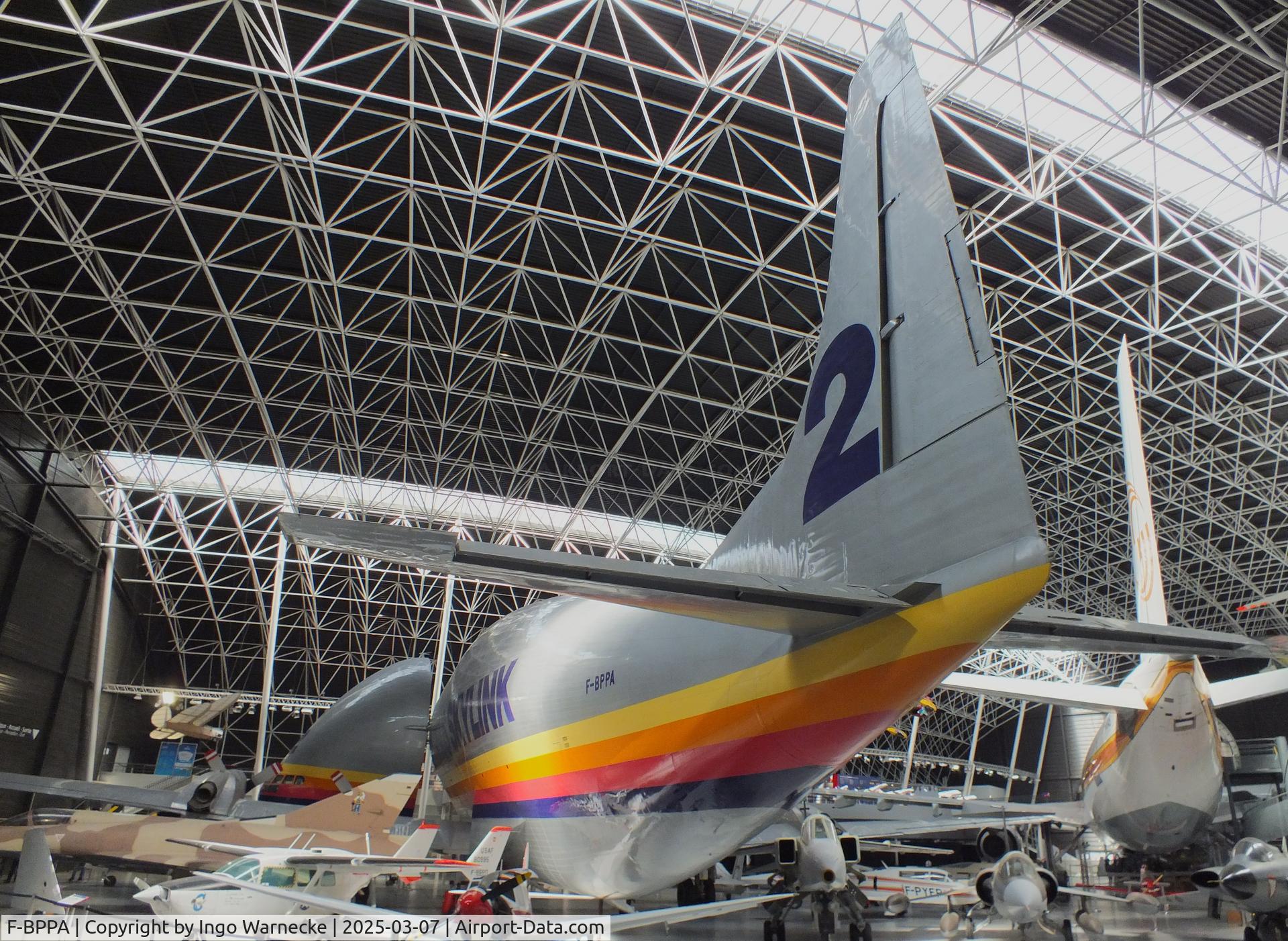 F-BPPA, 1969 Aero Spacelines 377SGT Super Guppy Turbine C/N 0002, Aero Spacelines 377SGT Super Guppy Turbine at the Aeroscopia, Blagnac (Toulouse)