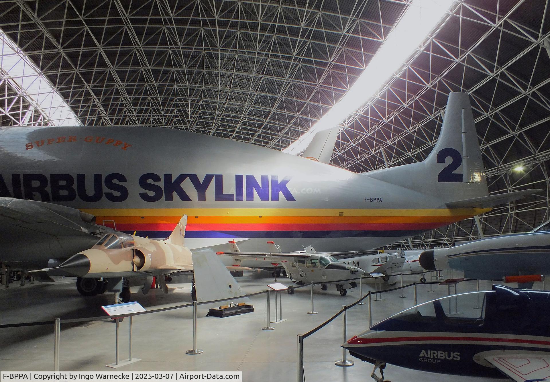 F-BPPA, 1969 Aero Spacelines 377SGT Super Guppy Turbine C/N 0002, Aero Spacelines 377SGT Super Guppy Turbine at the Aeroscopia, Blagnac (Toulouse)